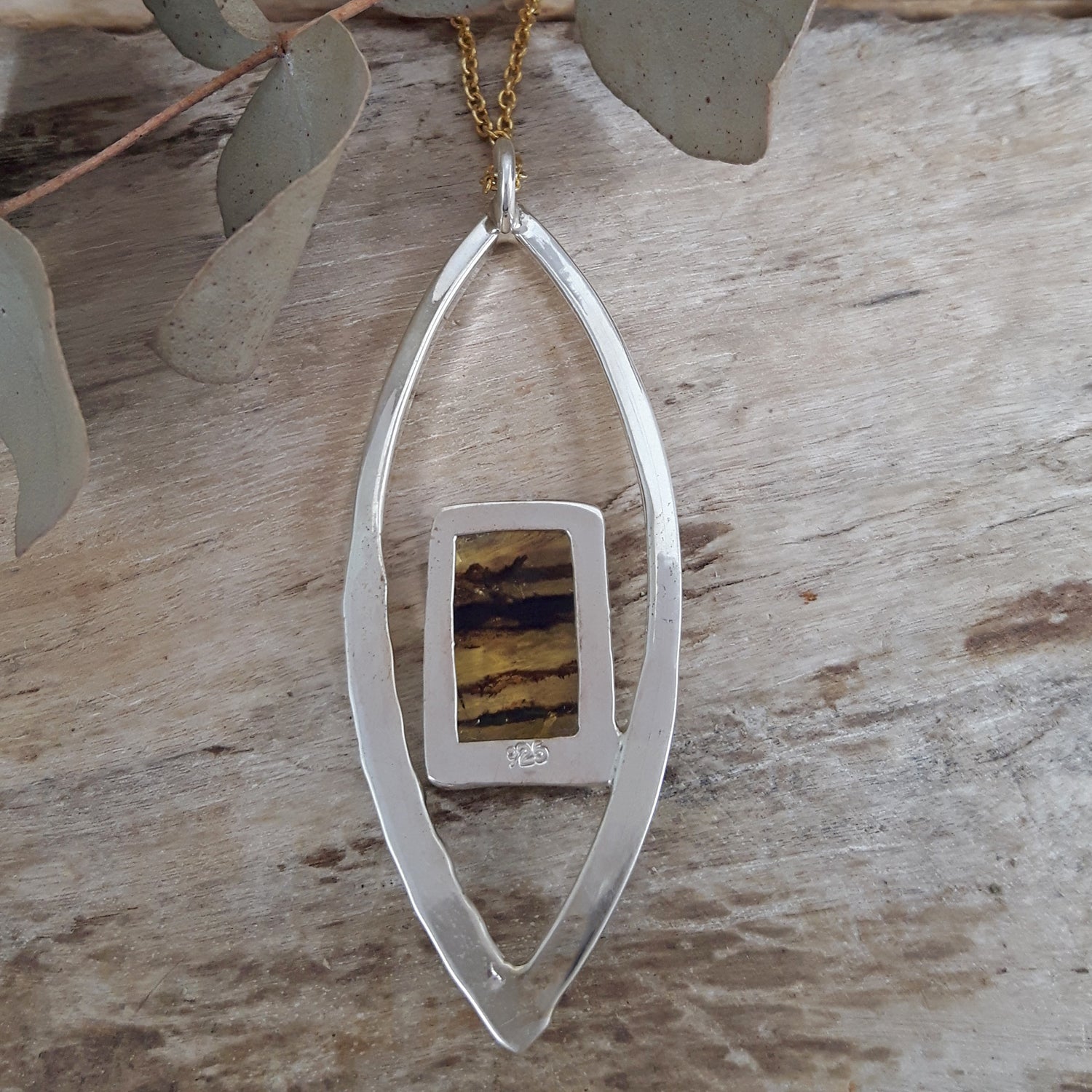 SAMPLE Amber Flame Pendant