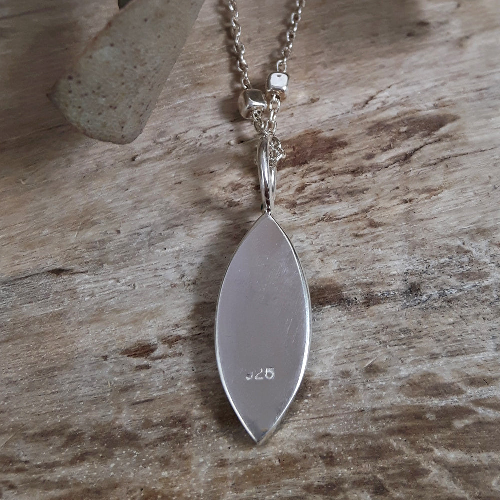 Flinder Emerald Leaf Small Pendant