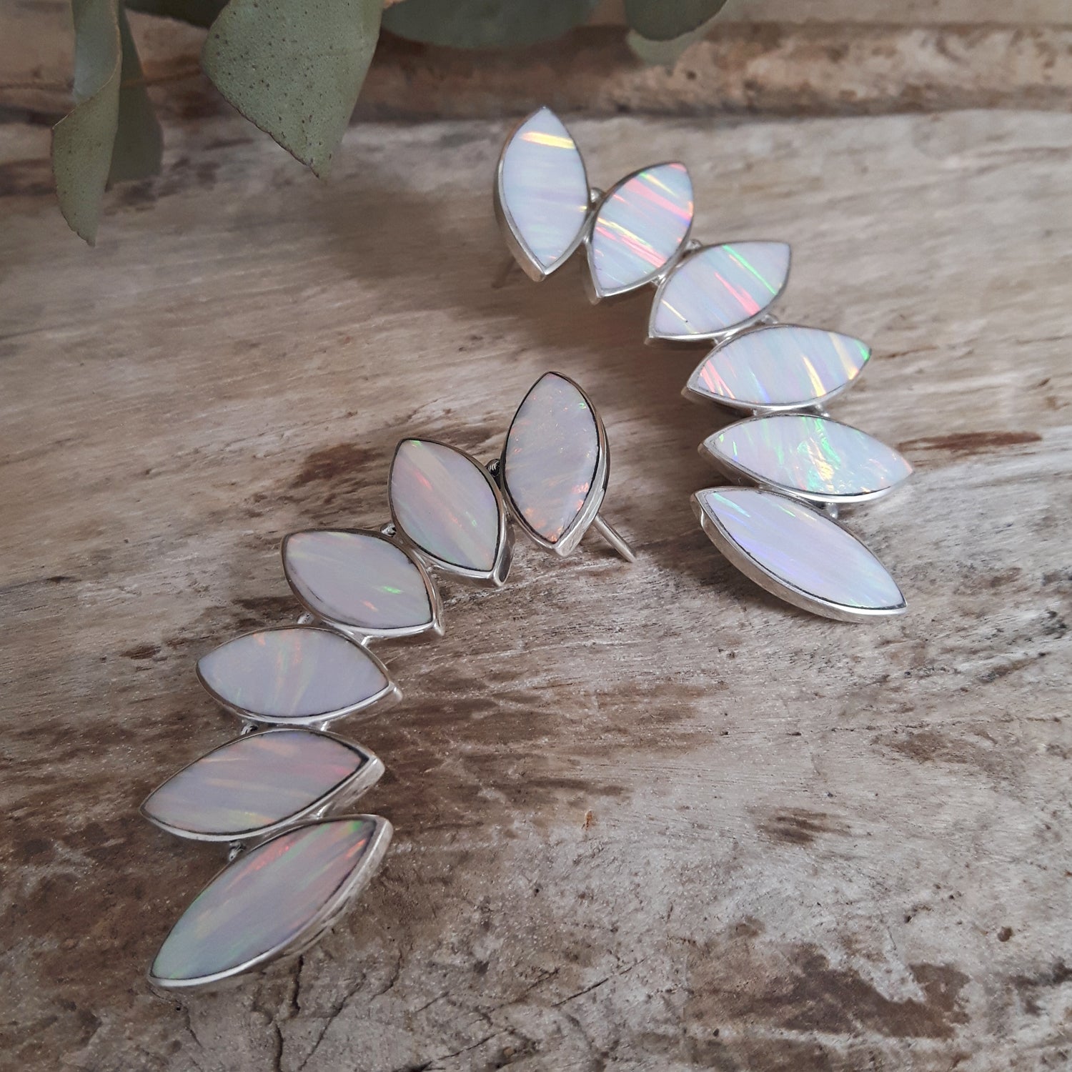 Flinder Larisa White Earrings