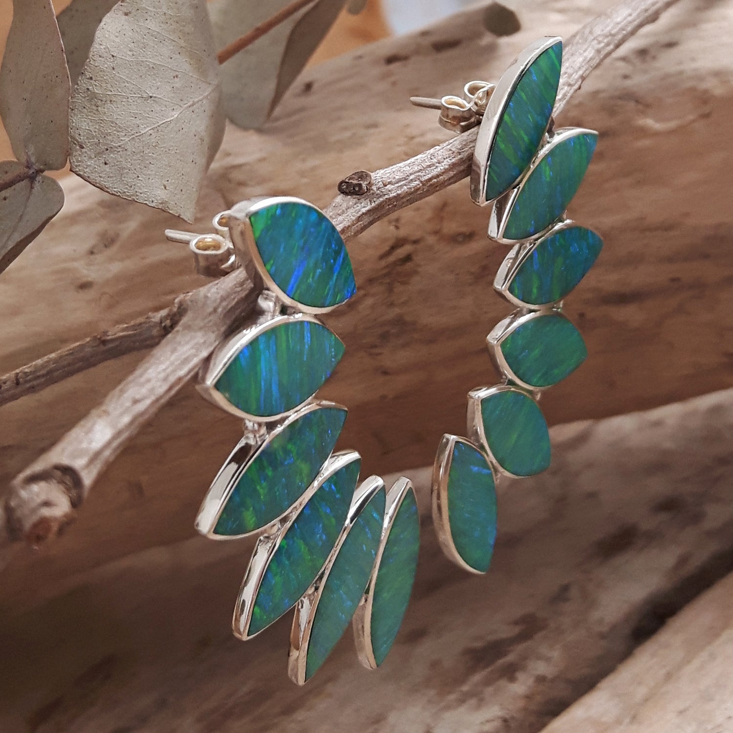 Flinder Larisa Green Earrings