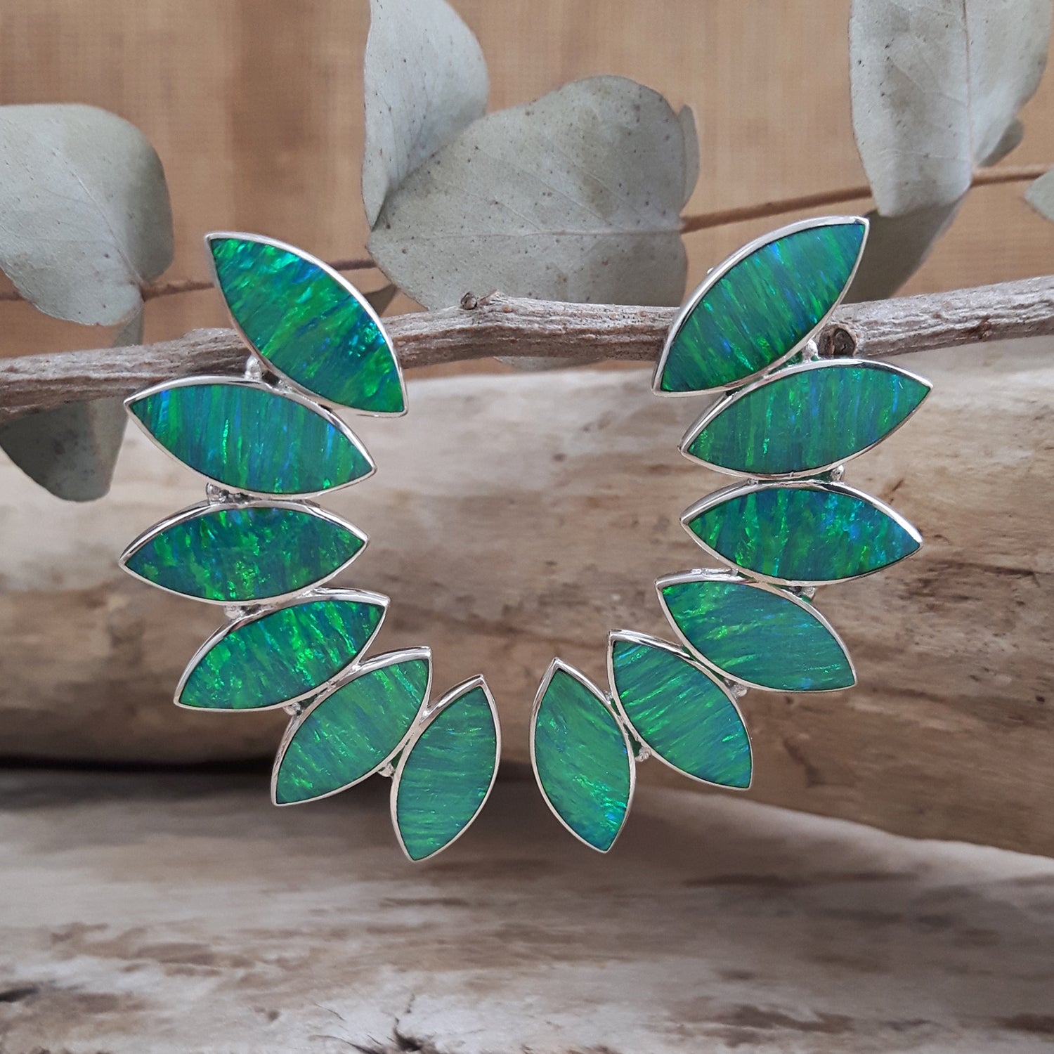 Flinder Larisa Green Earrings