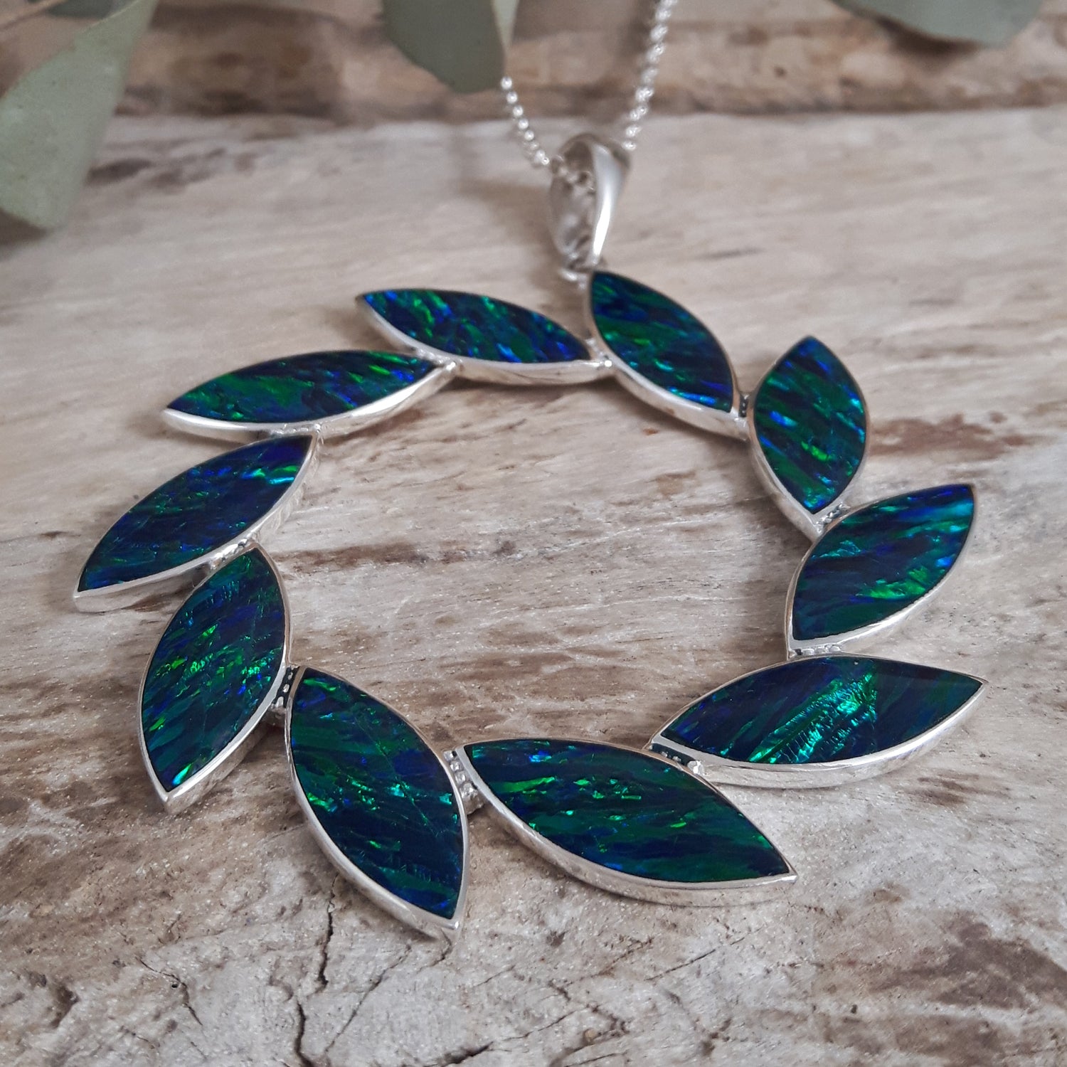 Flinder Larisa Emerald Pendant