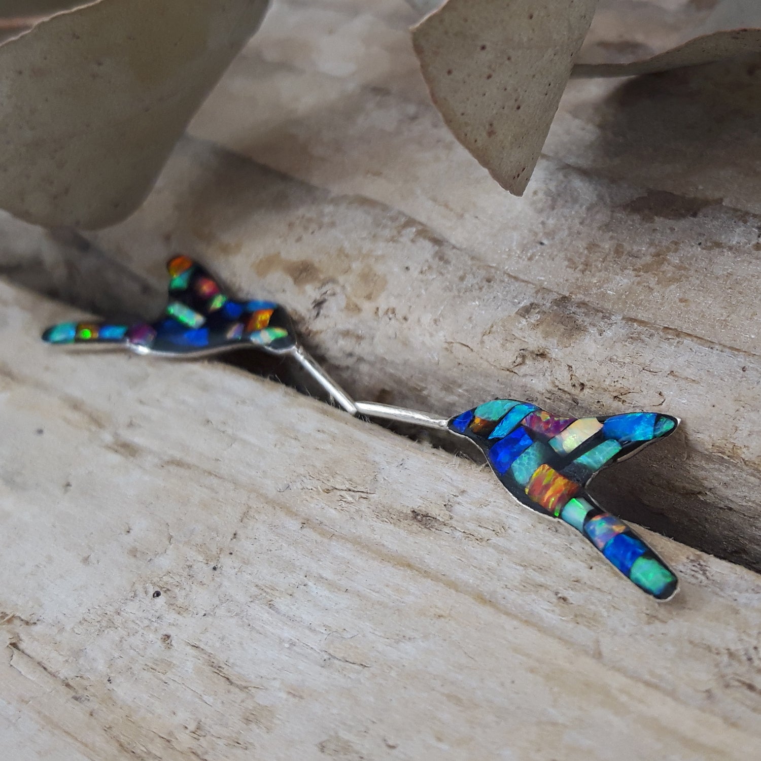 SAMPLE Flinder Hummingbird Multi Stud Earrings