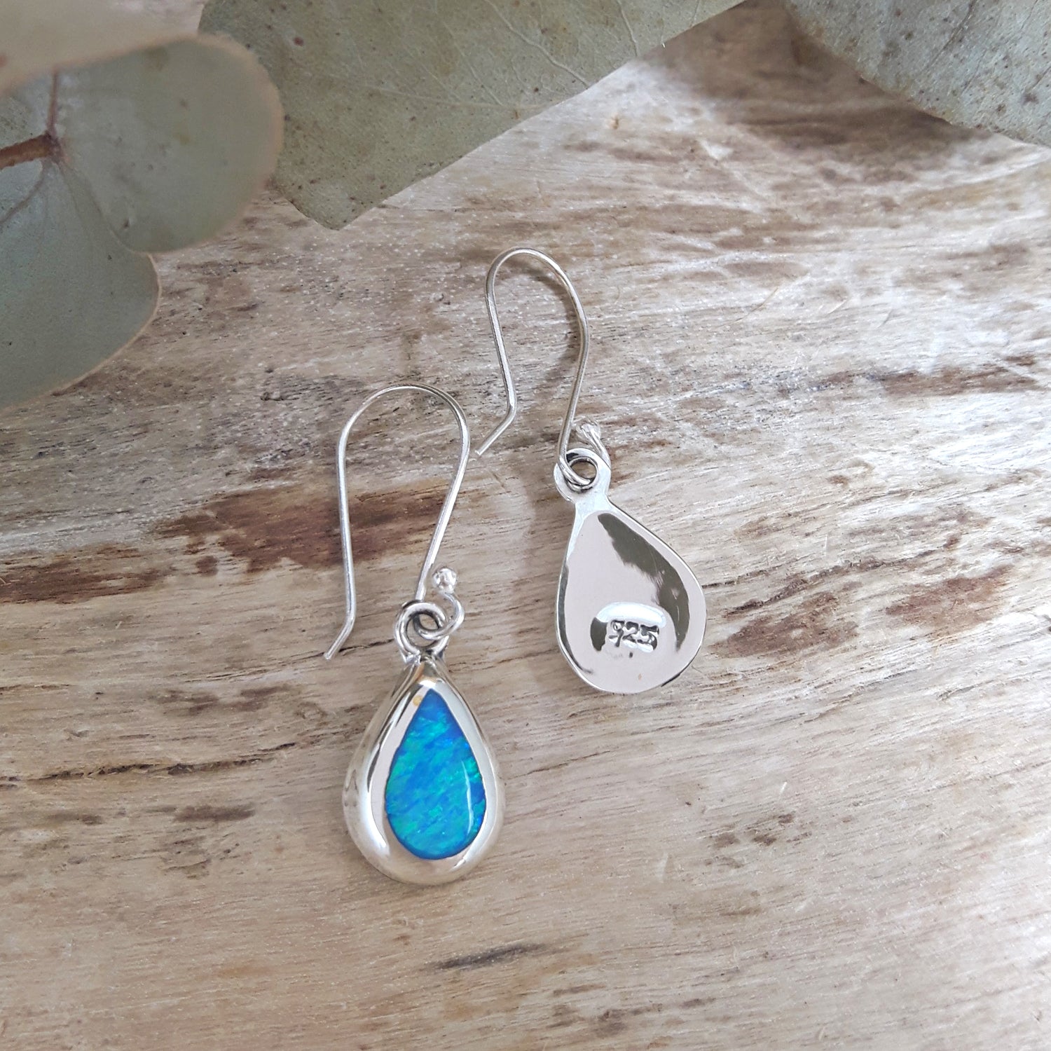 Flinder Droplet Turquoise Drop Earrings