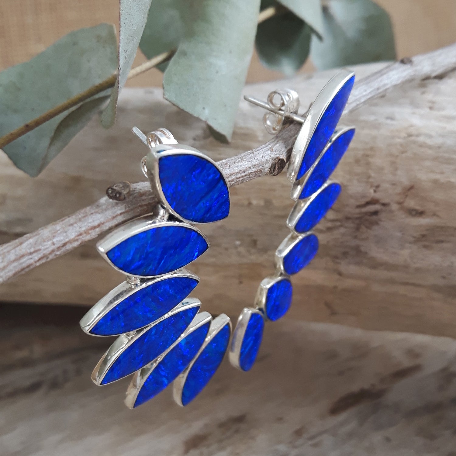 Flinder Larisa Blue Earrings