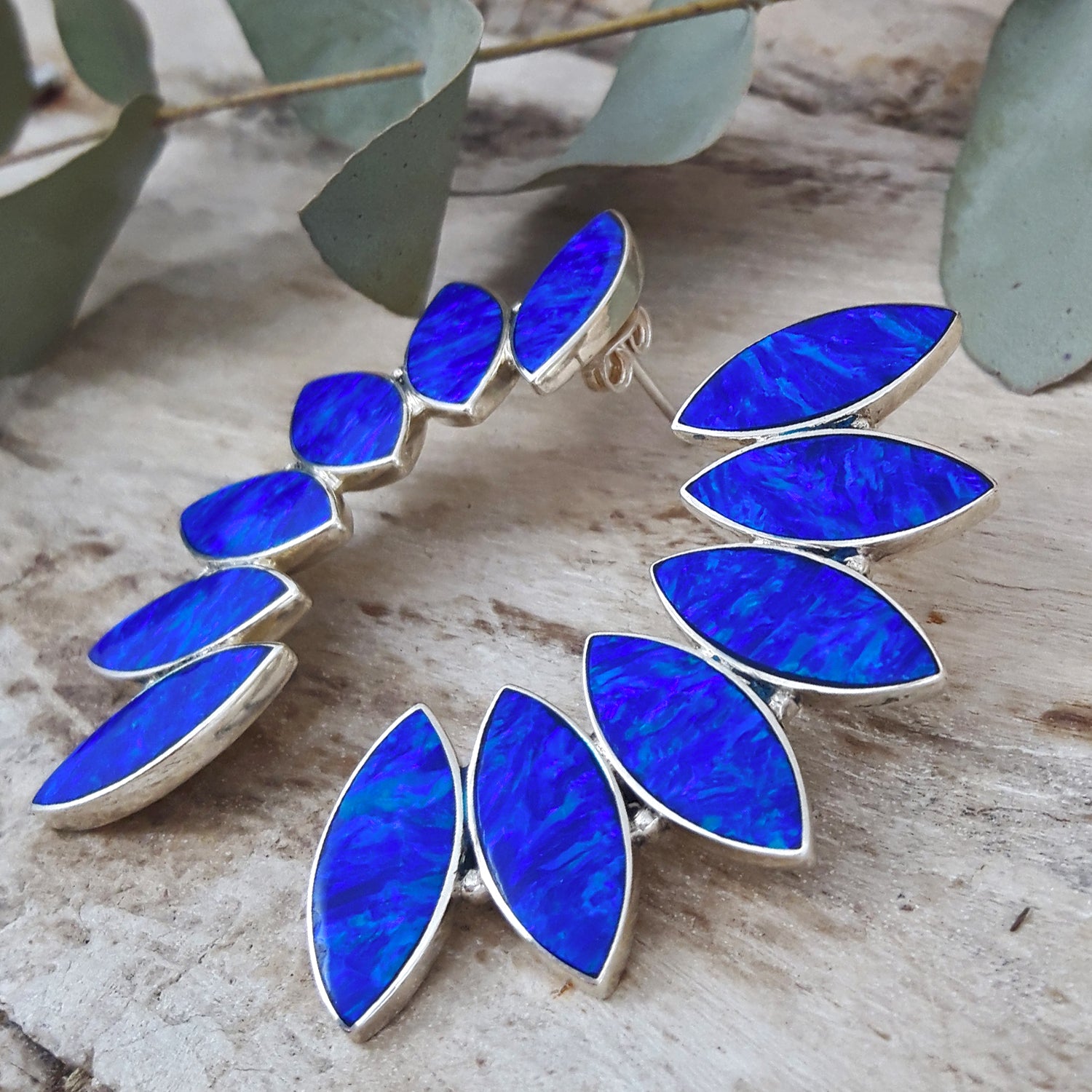 Flinder Larisa Blue Earrings