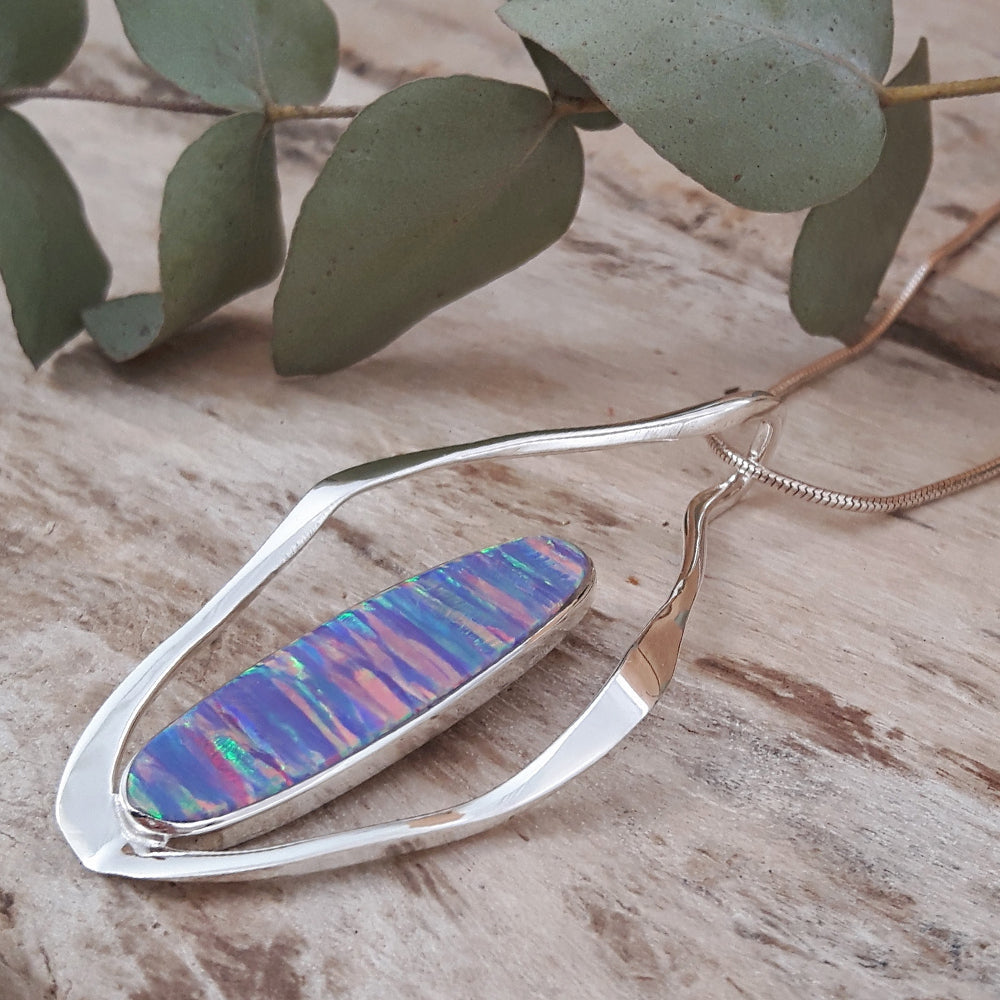 Flinder Lavender Flame Pendant