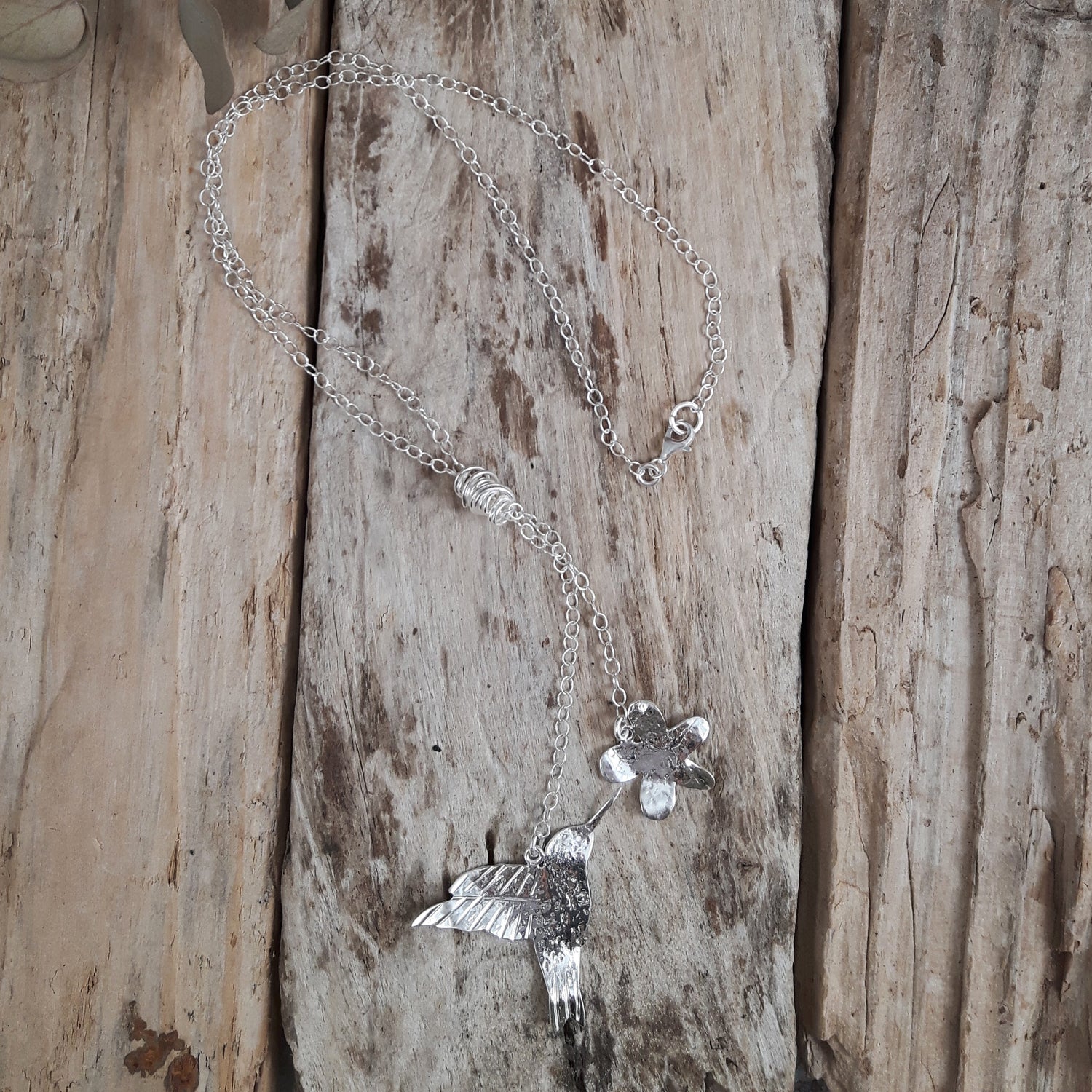 SAMPLE Foresta Ceiba Mini Hummingbird Necklace