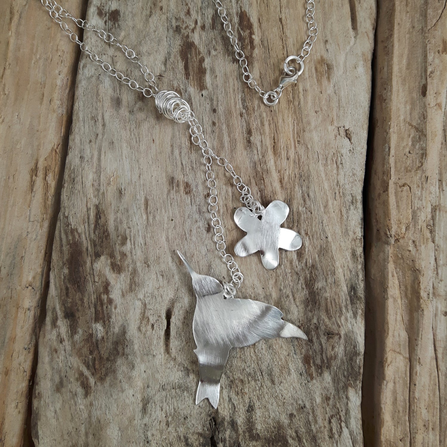 SAMPLE Foresta Ceiba Mini Hummingbird Necklace