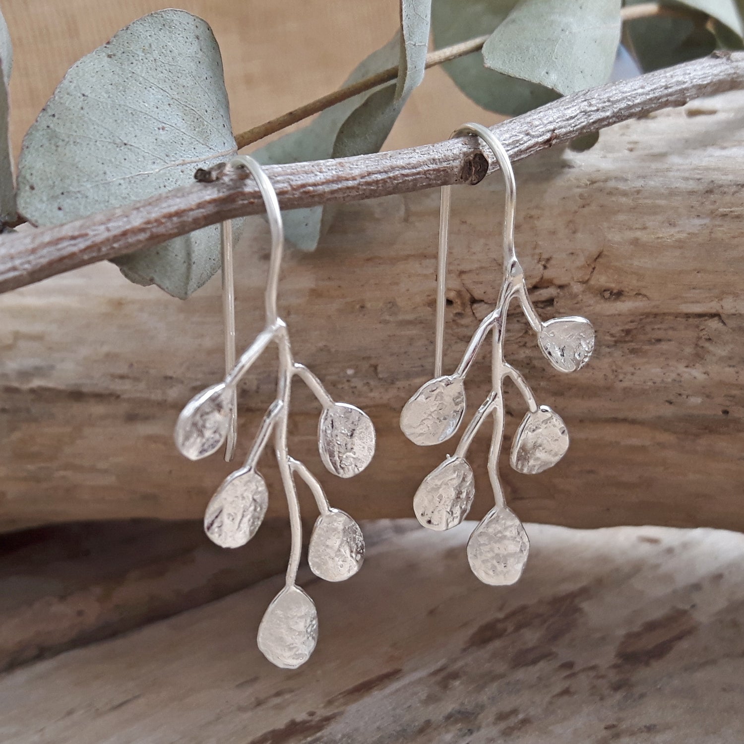 Foresta Eucalyptus Drop Earrings