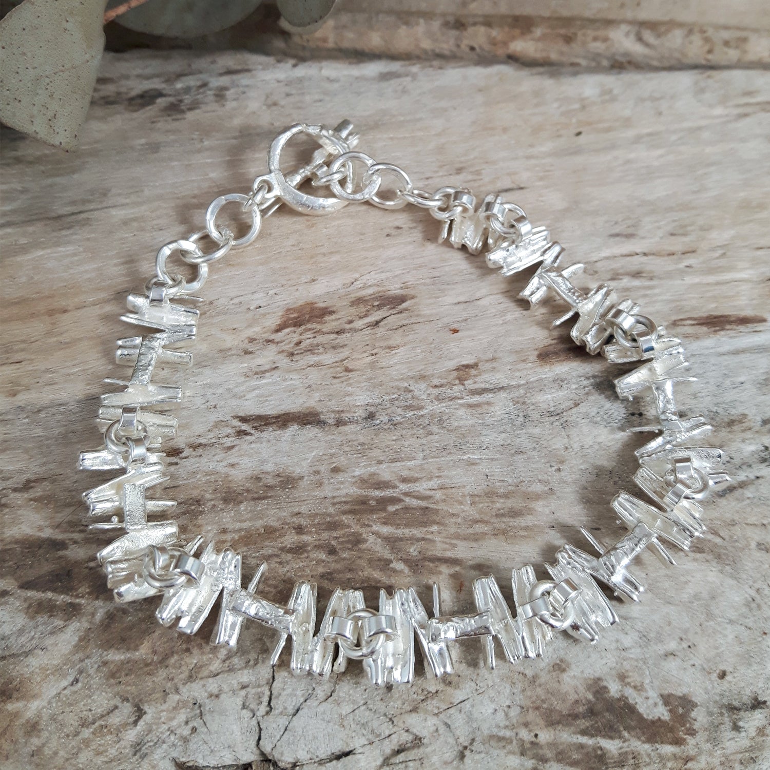 Foresta Junpier Silver T-bar Bracelet