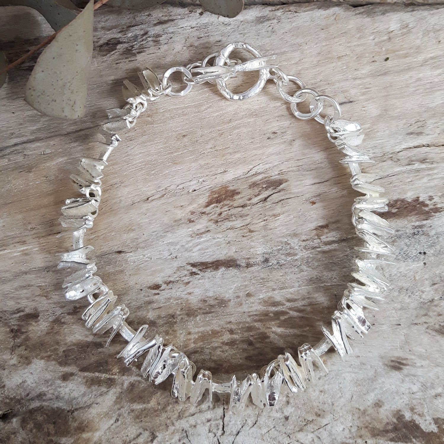 Foresta Junpier Silver T-bar Bracelet