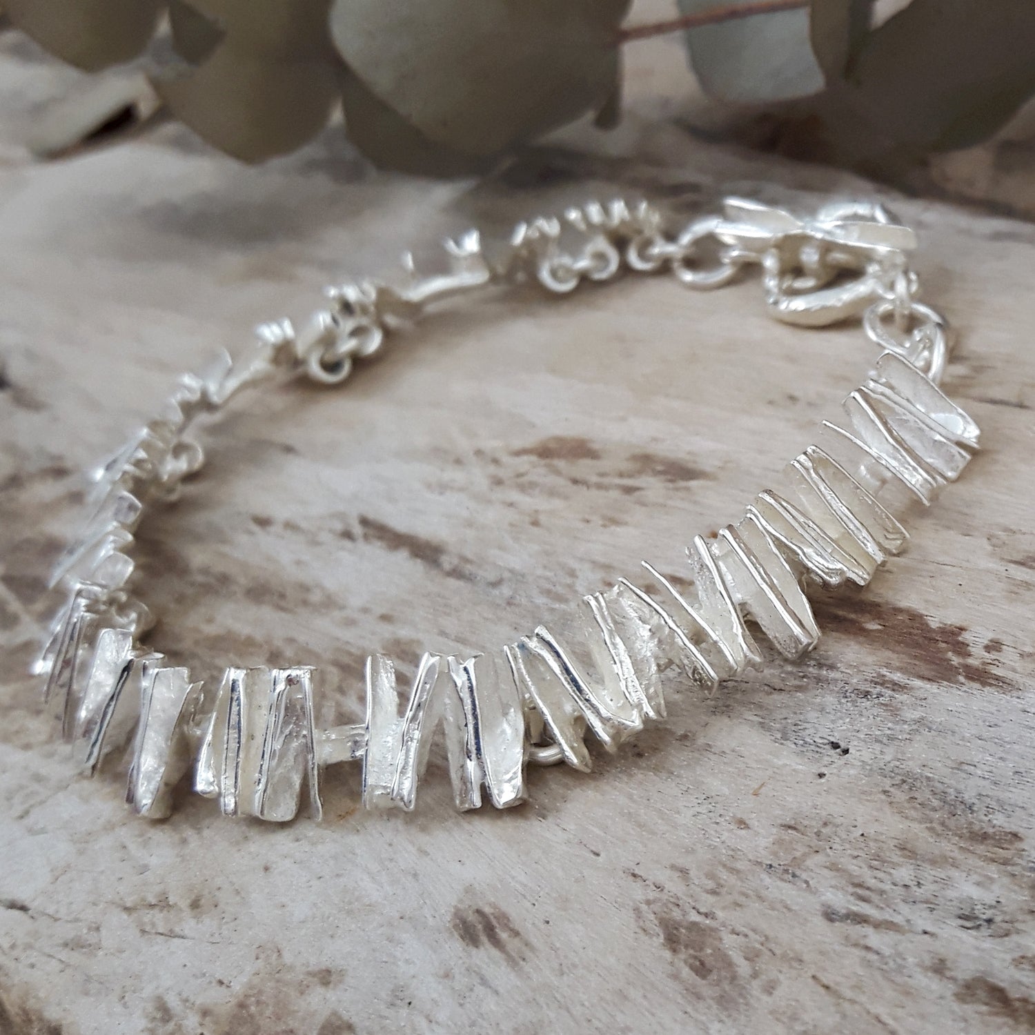 Foresta Junpier Silver T-bar Bracelet