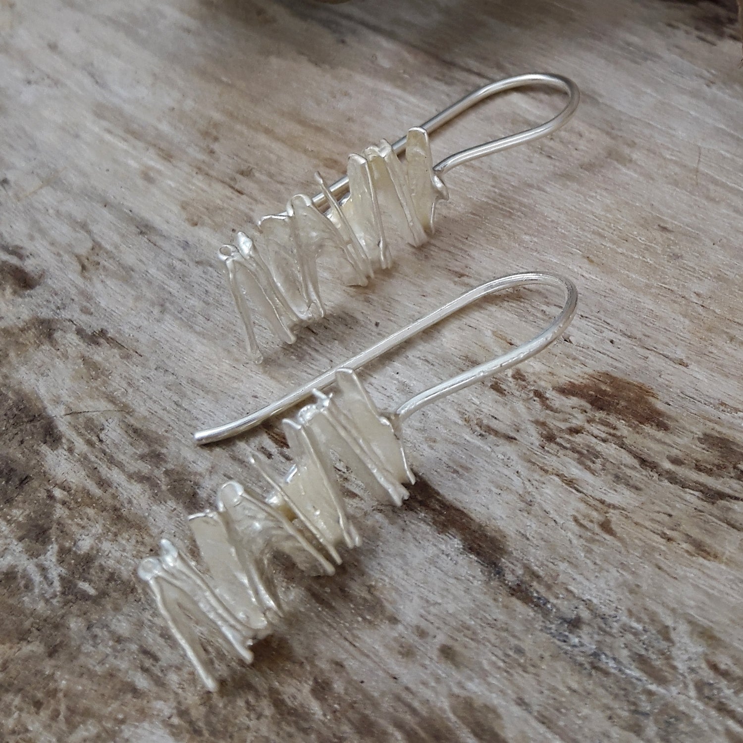 Foresta Juniper Silver Drop Earrings