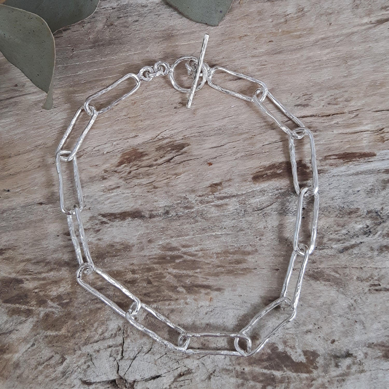 Foresta Papier Chain T-Bar Bracelet