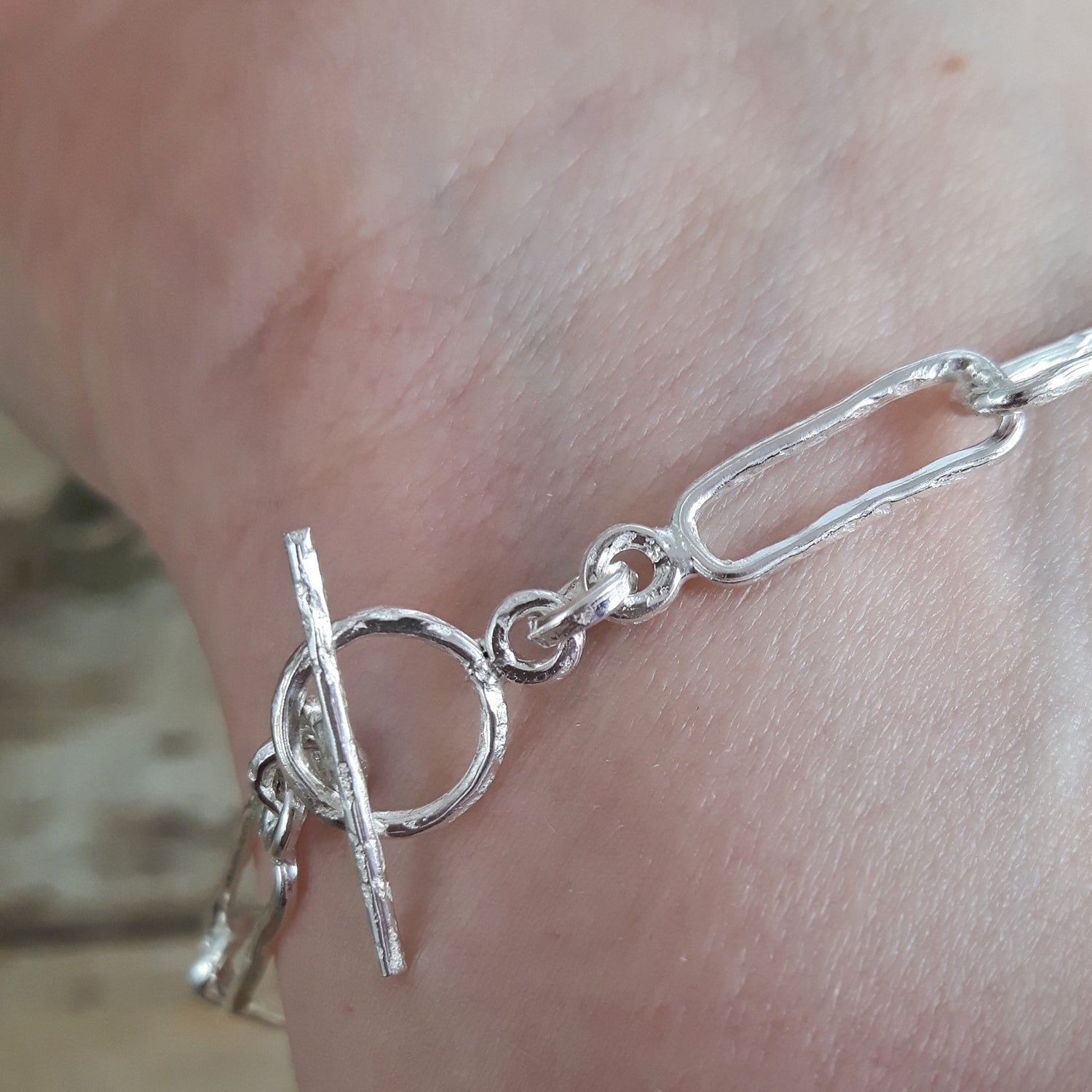 Foresta Papier Chain T-Bar Bracelet