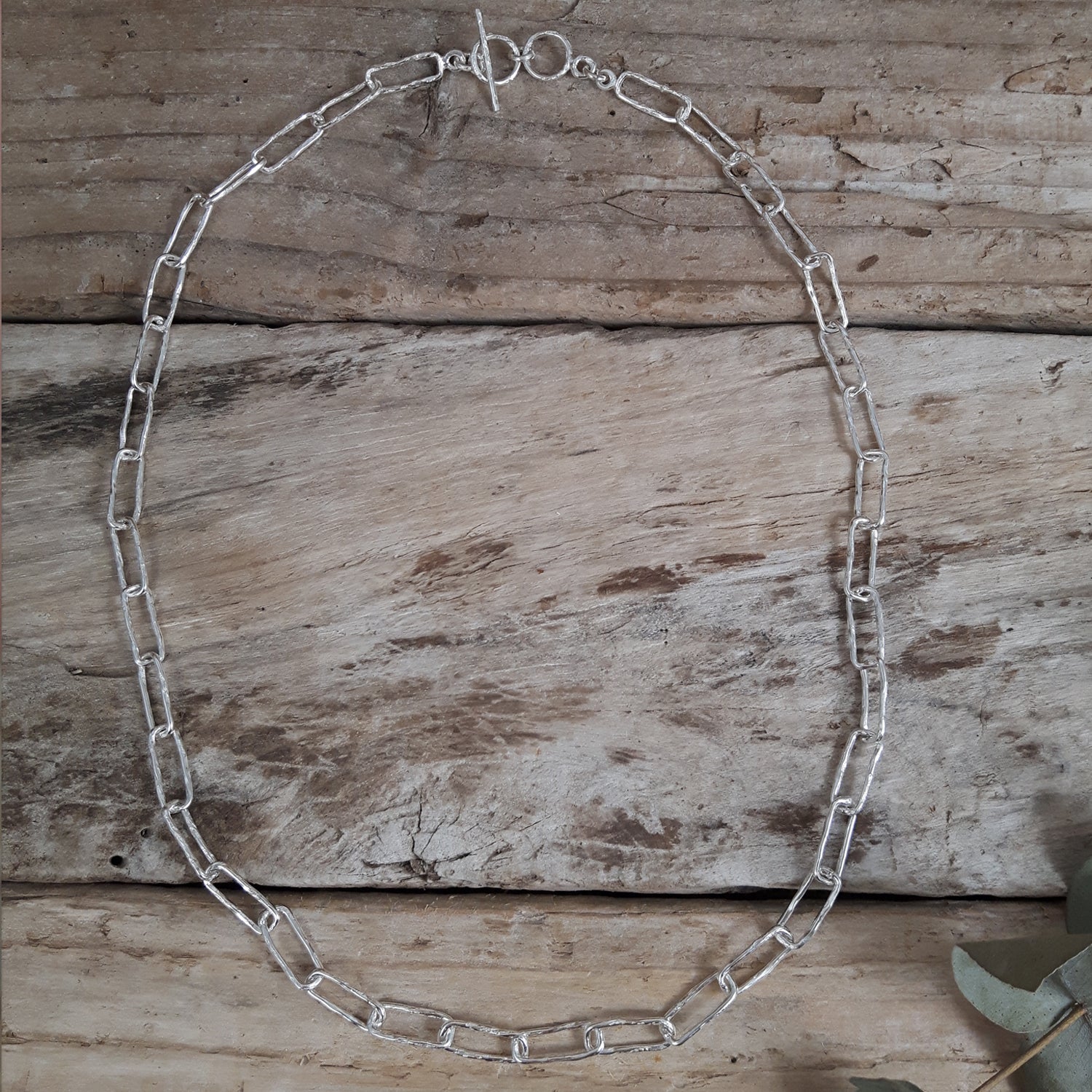 Foresta Papier Chain T-Bar Necklace
