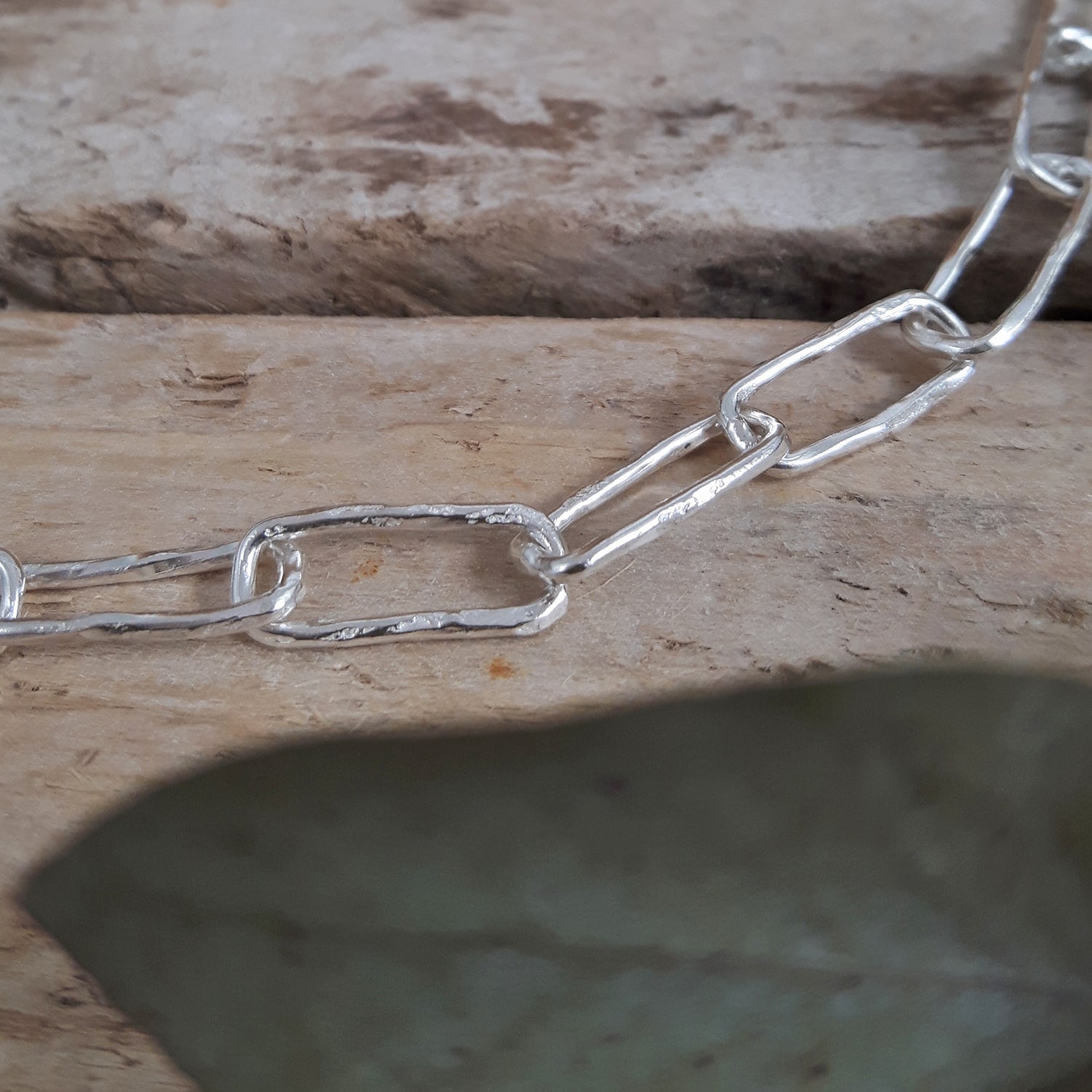 Foresta Papier Chain T-Bar Necklace