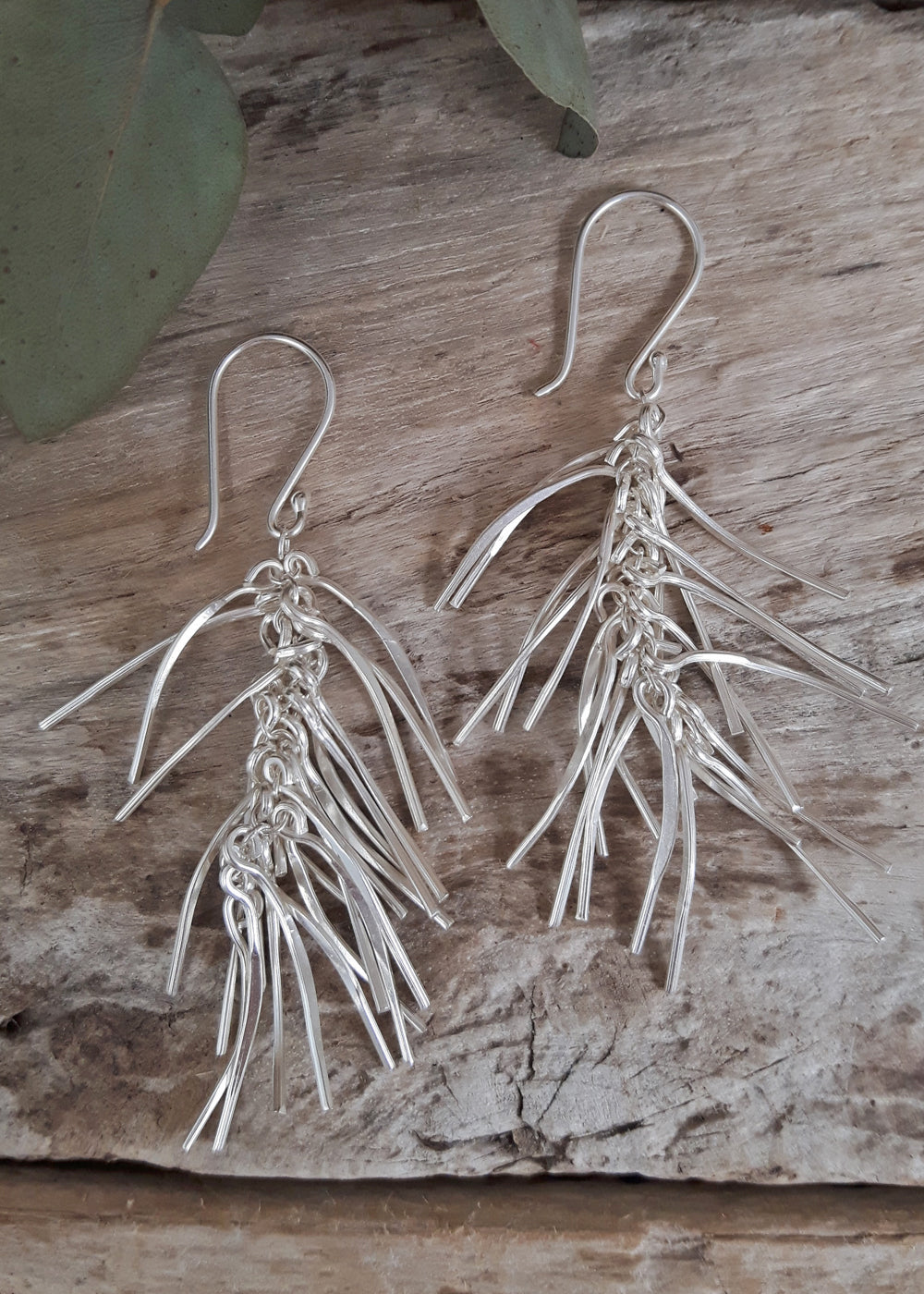 Foresta Rain Silver Drop Earrings