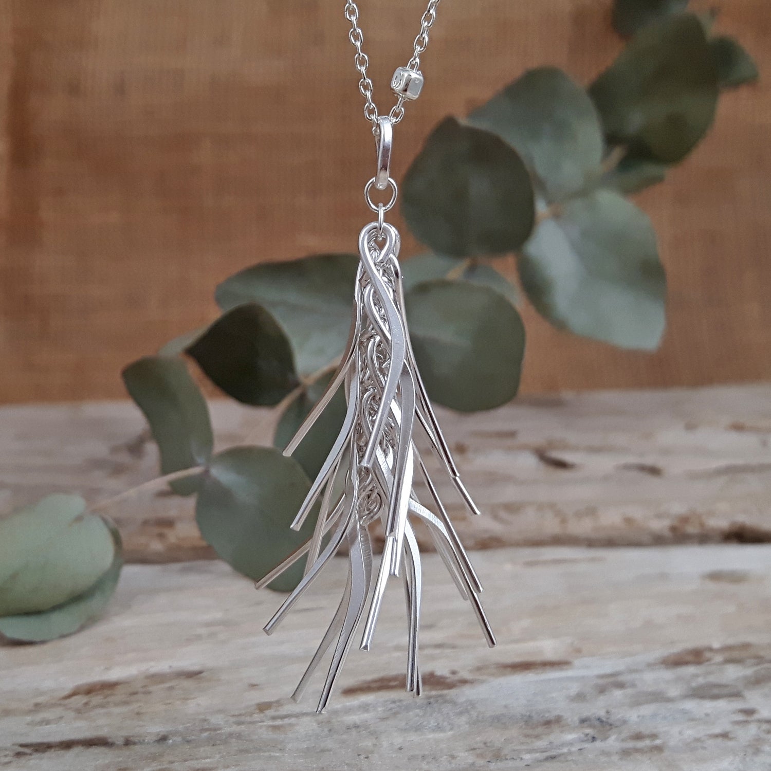 Foresta Rain Silver Drop Pendant