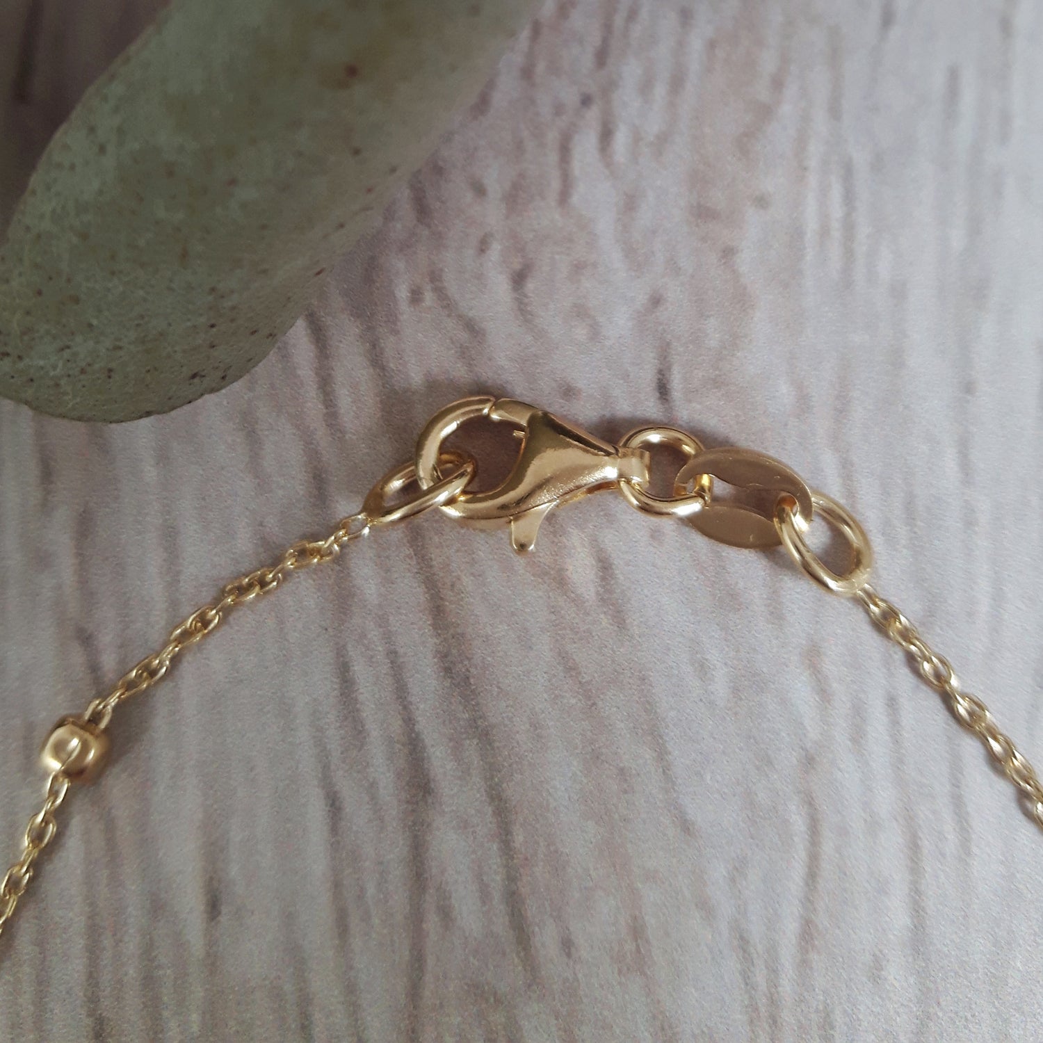 Anchor Gold Nugget 17.5cm Chain Bracelet