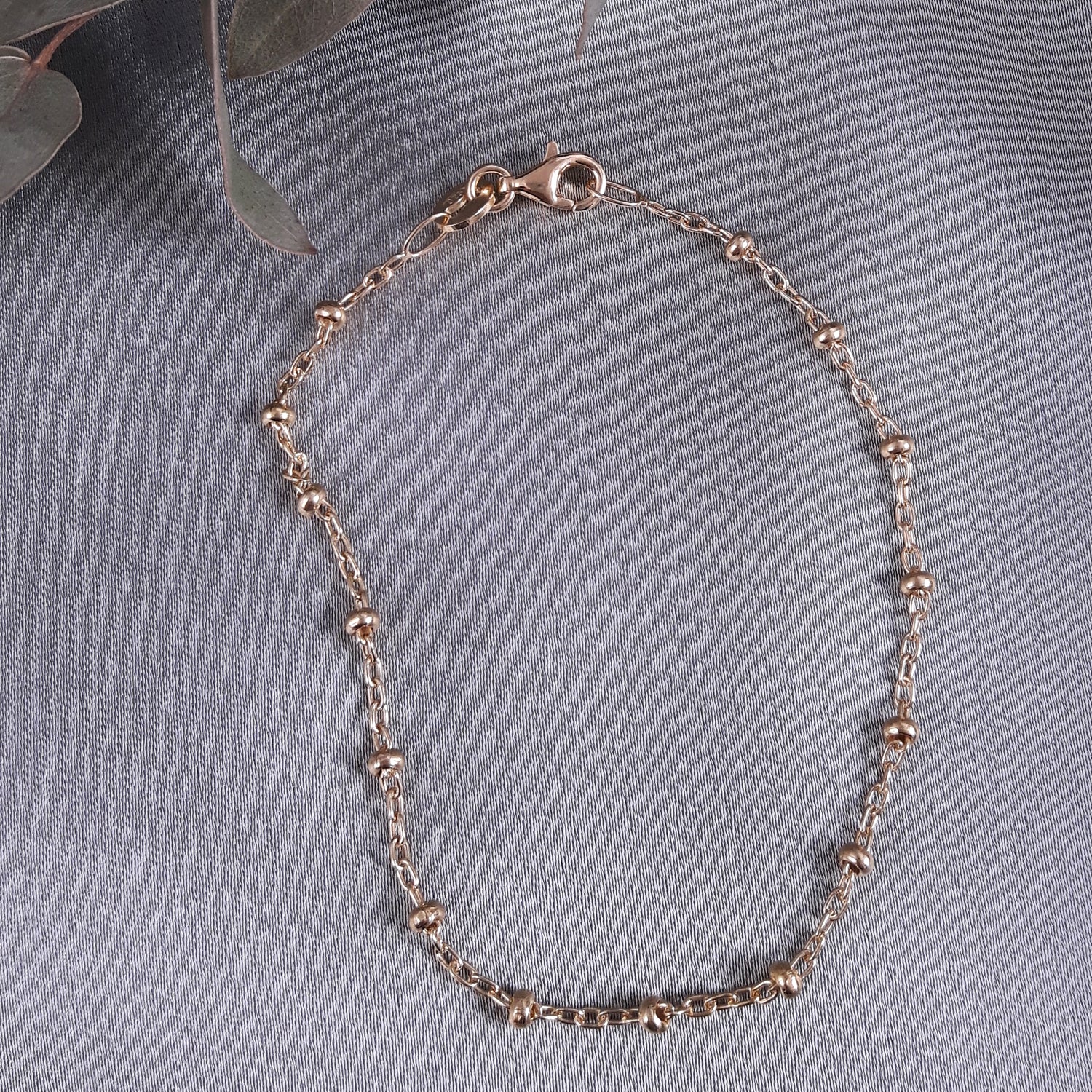 Lotty Gold Plated Chain Bracelet 17.5cm