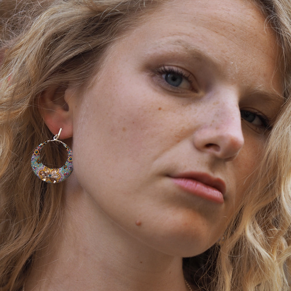 Allegra Antique Boho Hoop Earrings