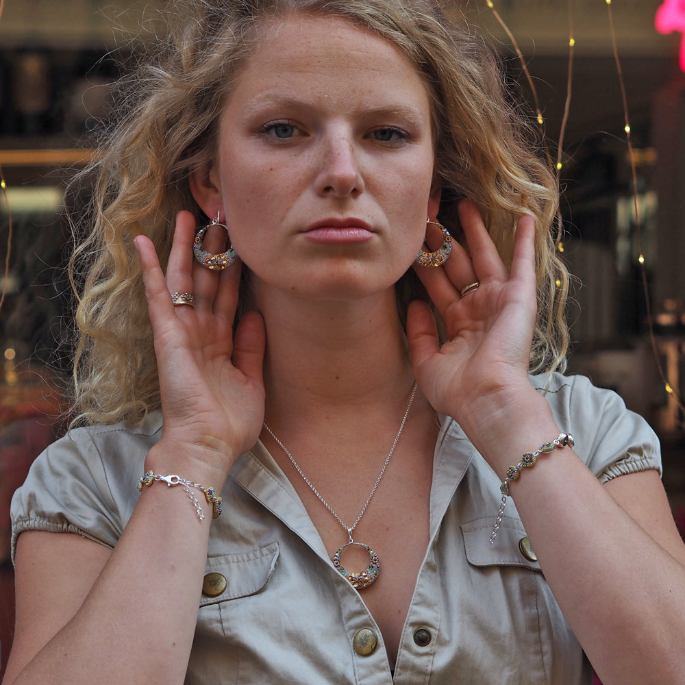 Allegra Antique Boho Hoop Earrings