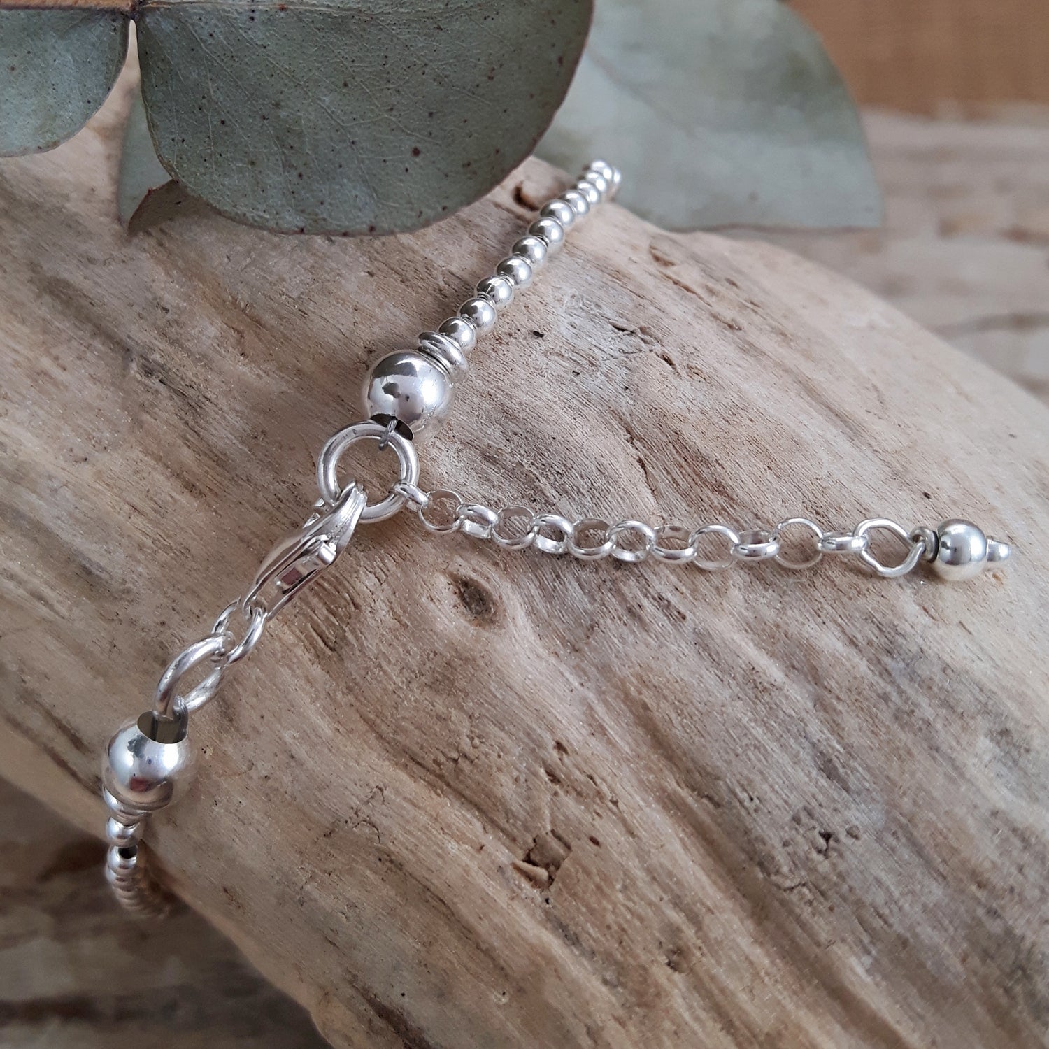 Infinity Heart Silver Bracelet