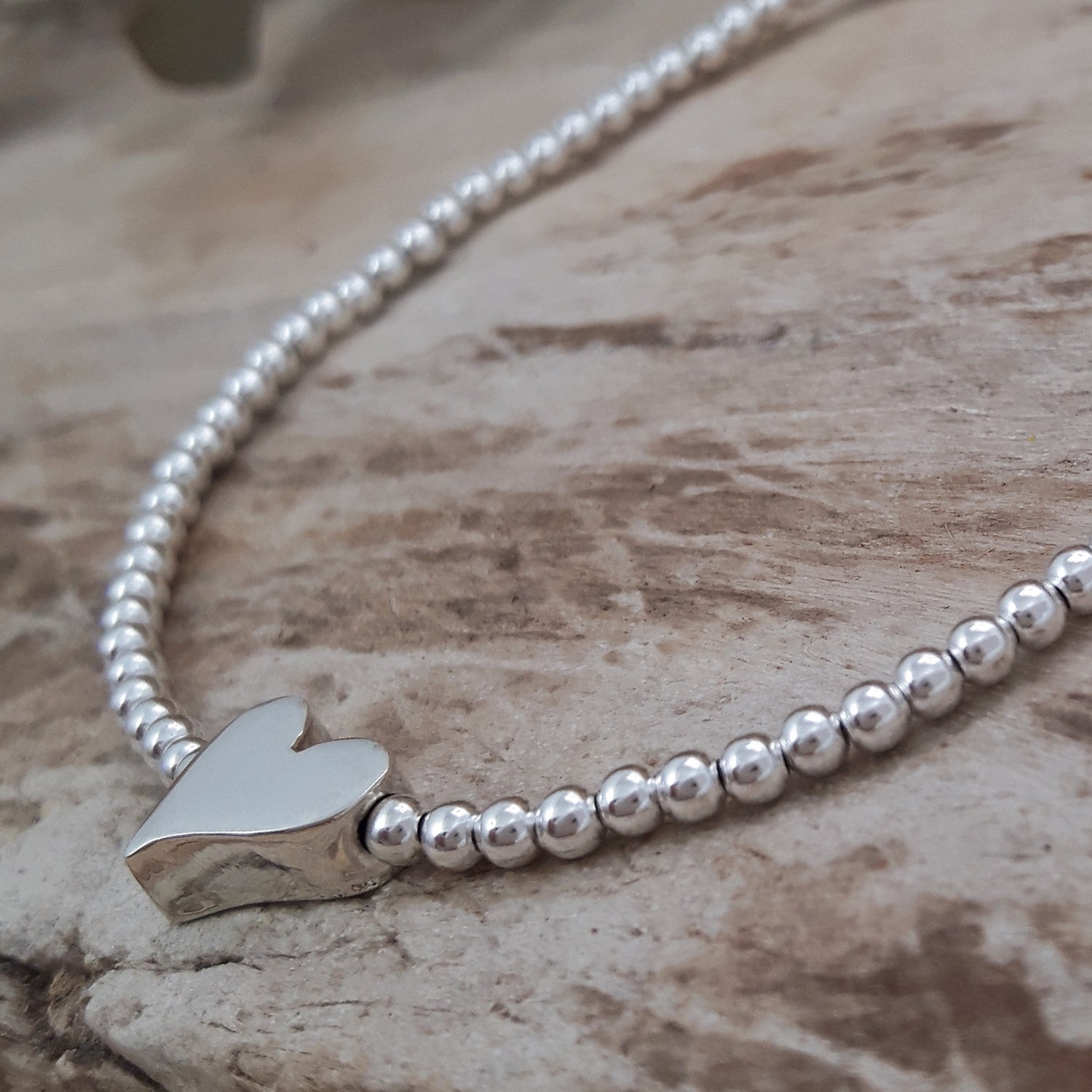 Infinity Heart Silver Bracelet