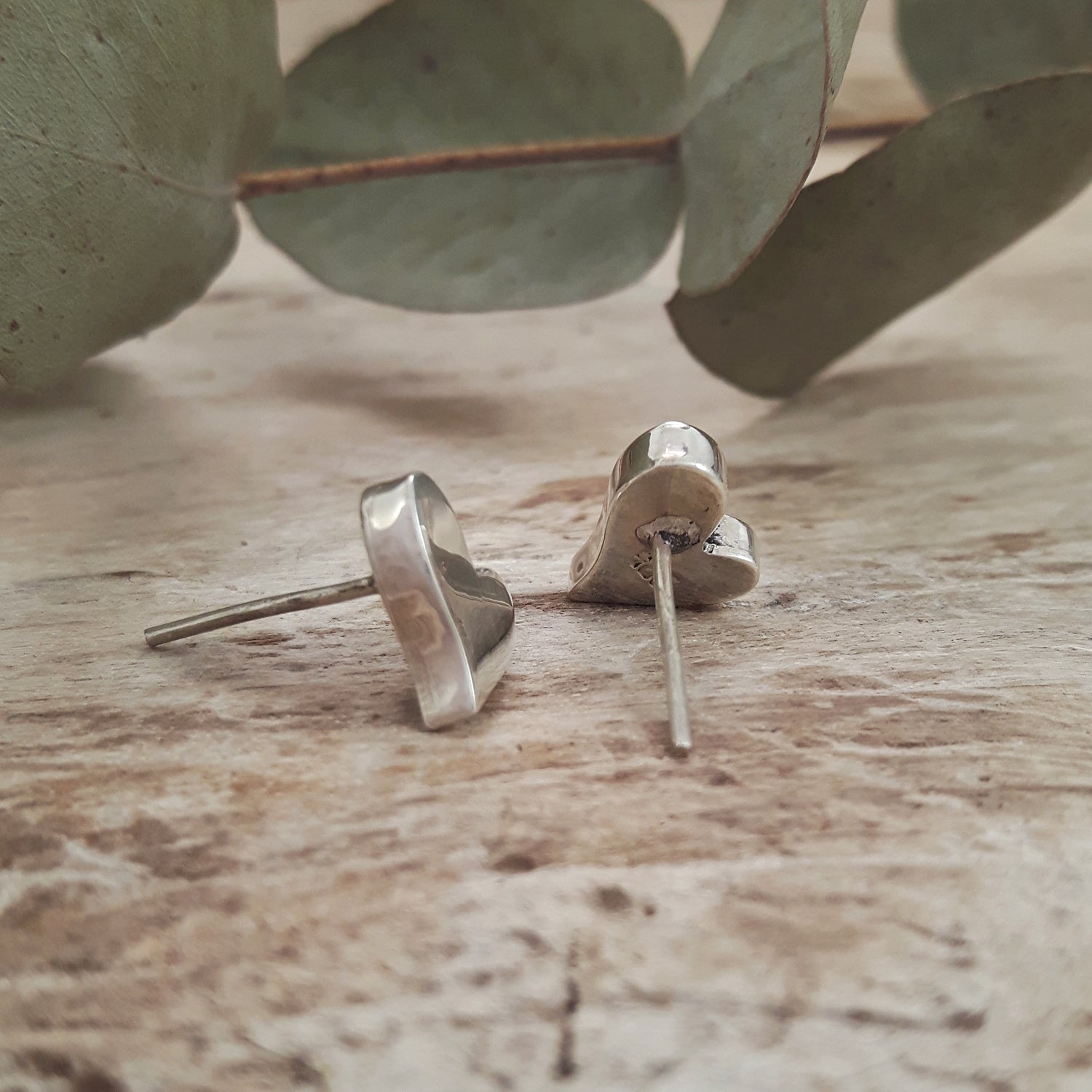 Infinity Heart Stud Earrings