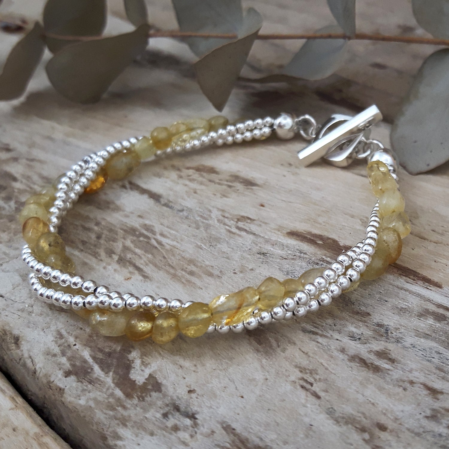 Jasmin Citrine Birthstone Bracelet