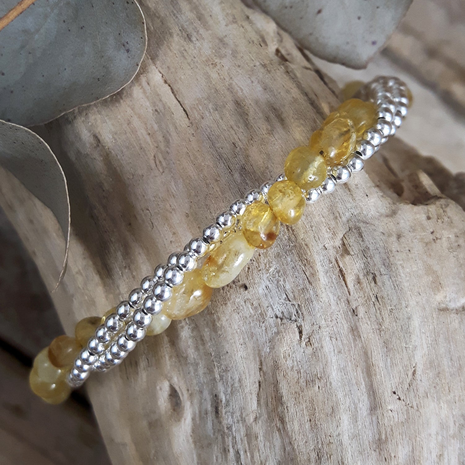 Jasmin Citrine Birthstone Bracelet