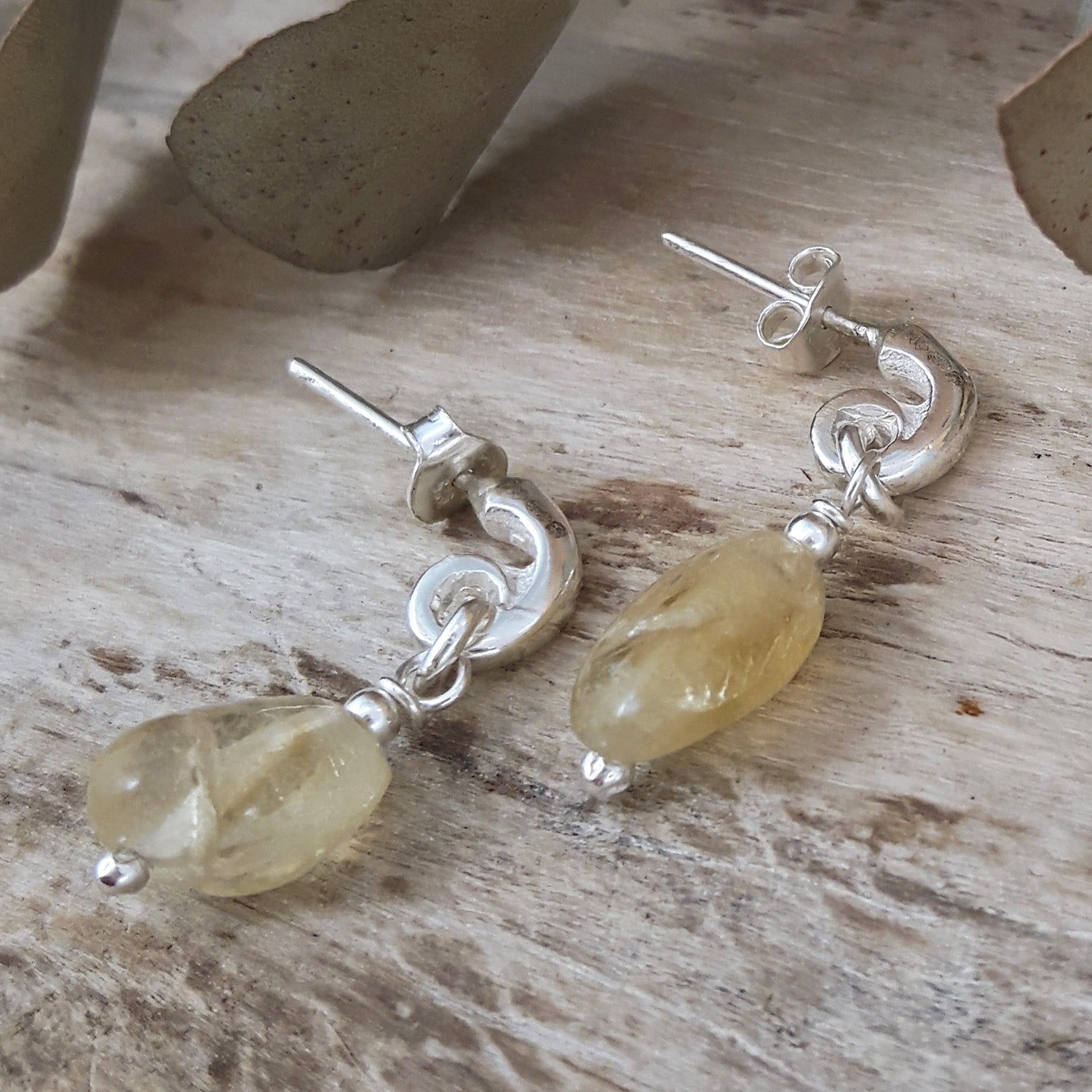 Jasmin Citrine Birthstone Earrings