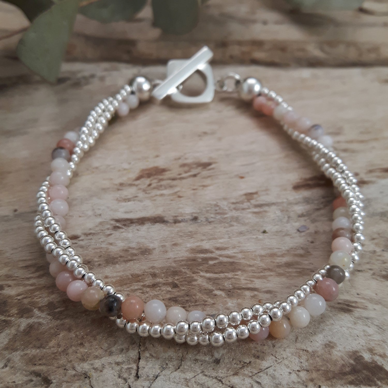 Jasmin Pink Opal Bracelet