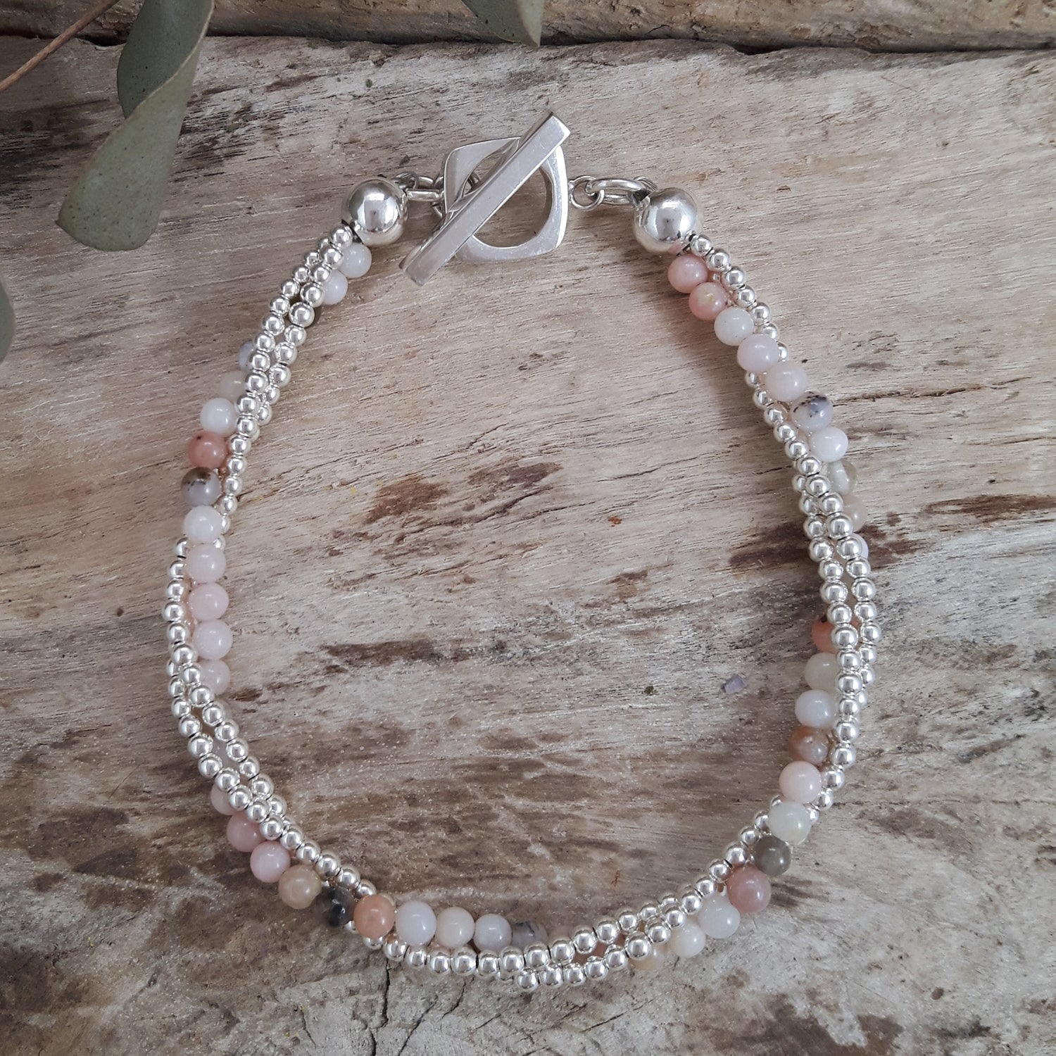 Jasmin Pink Opal Bracelet