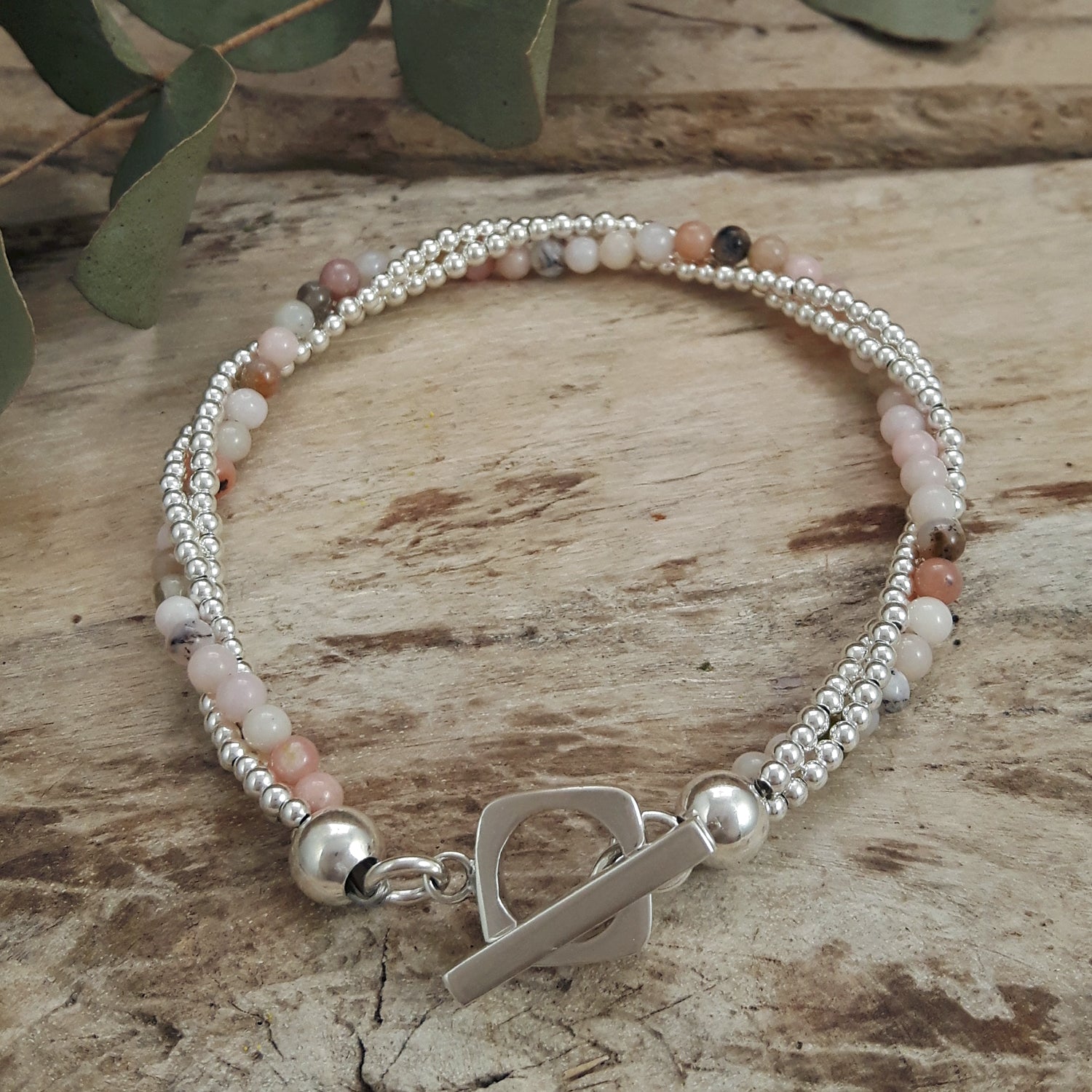 Jasmin Pink Opal Bracelet