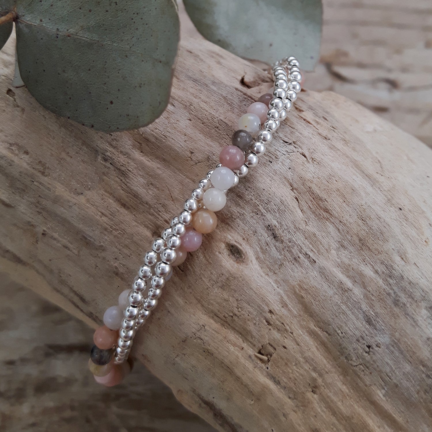 Jasmin Pink Opal Bracelet