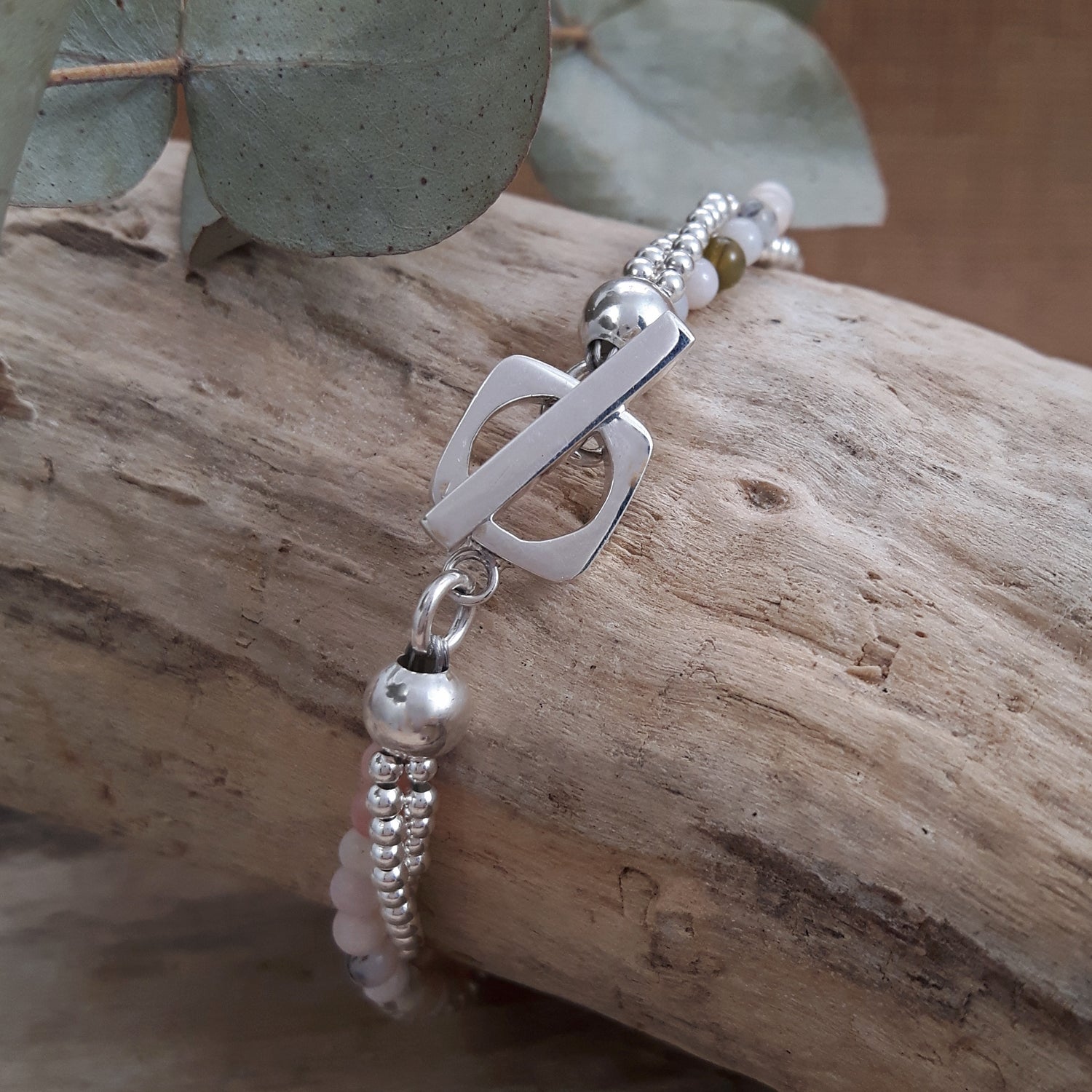 Jasmin Pink Opal Bracelet