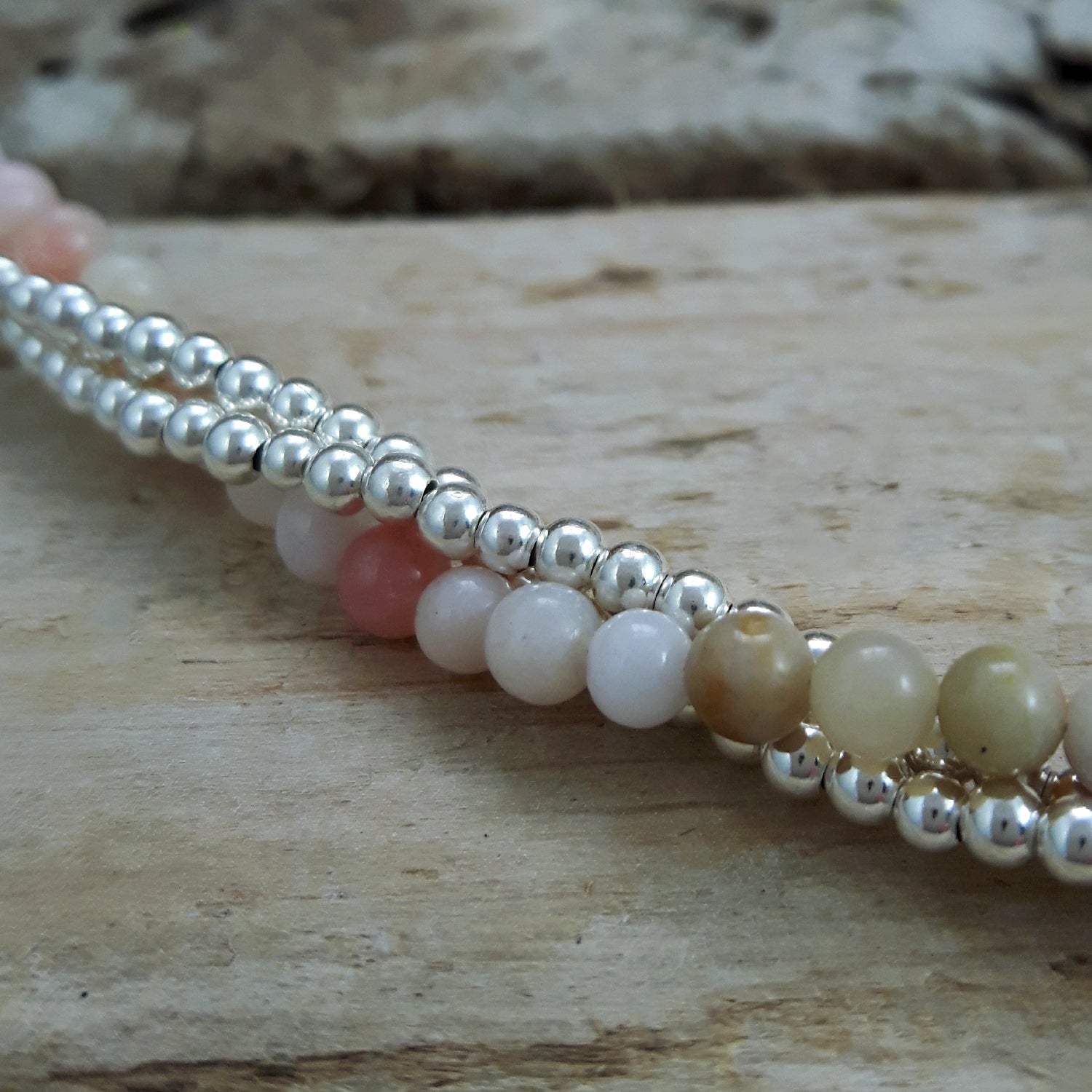 Jasmin Pink Opal Necklace