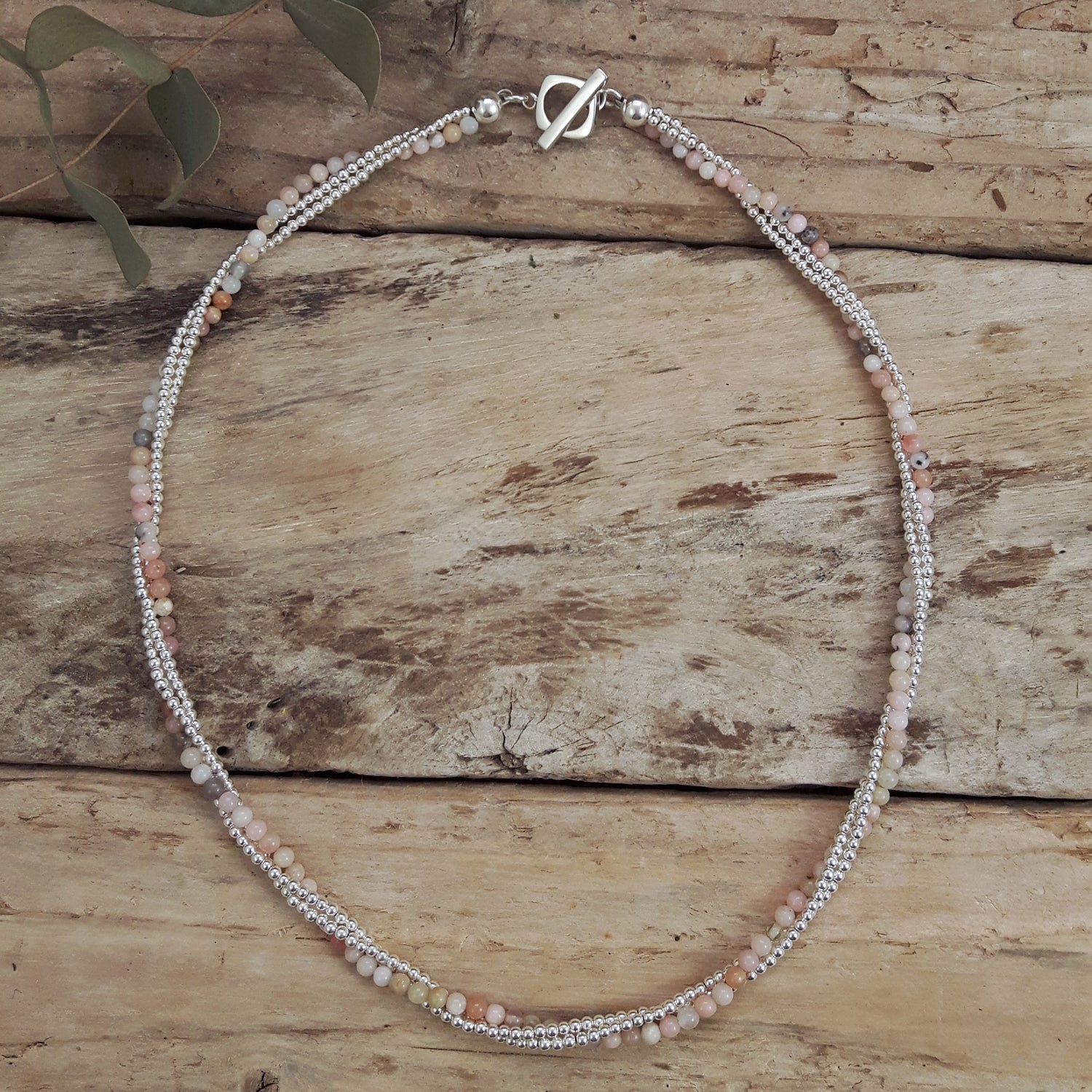 Jasmin Pink Opal Necklace