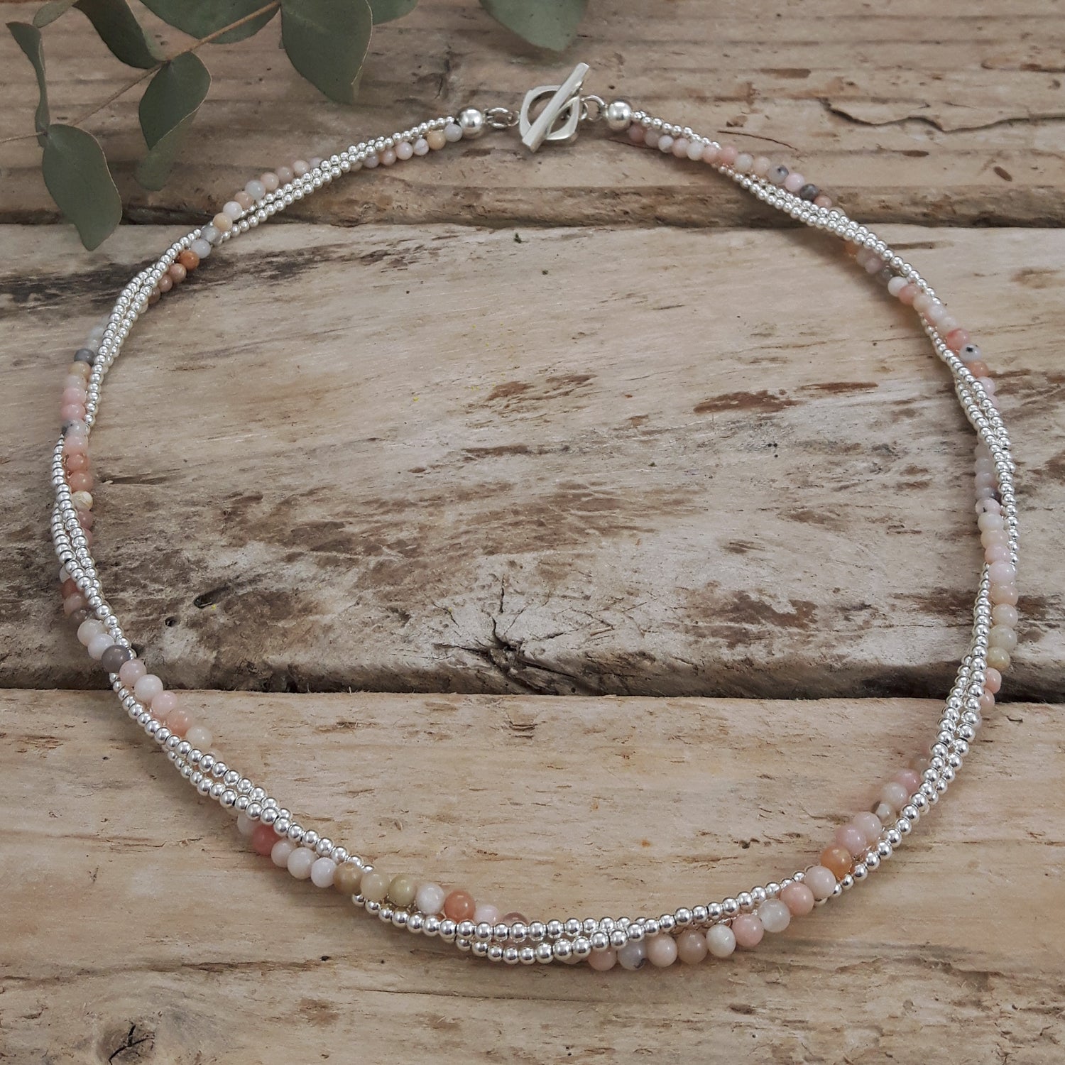 Jasmin Pink Opal Necklace