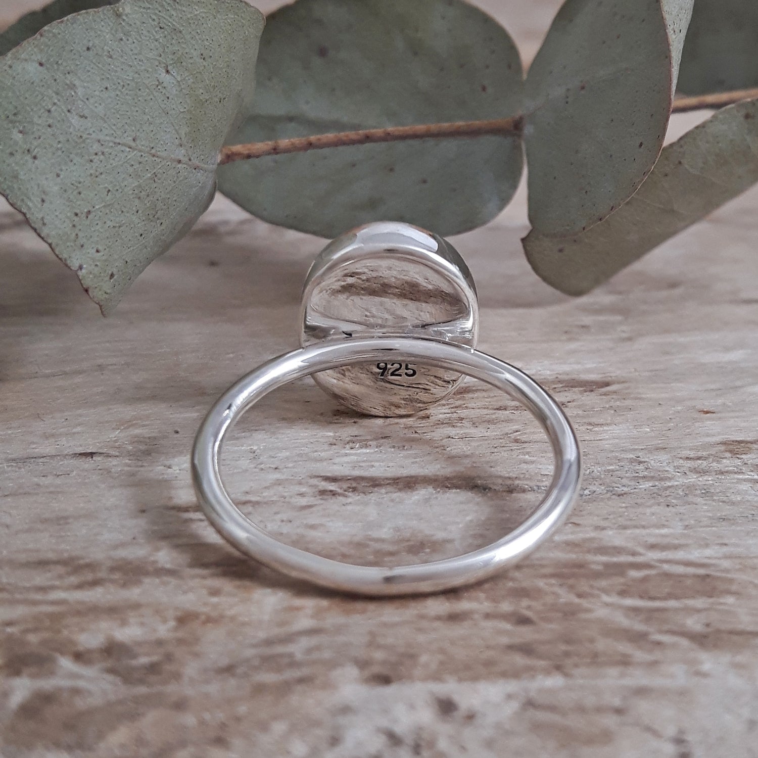 Kylie Amazonite Oval Ring