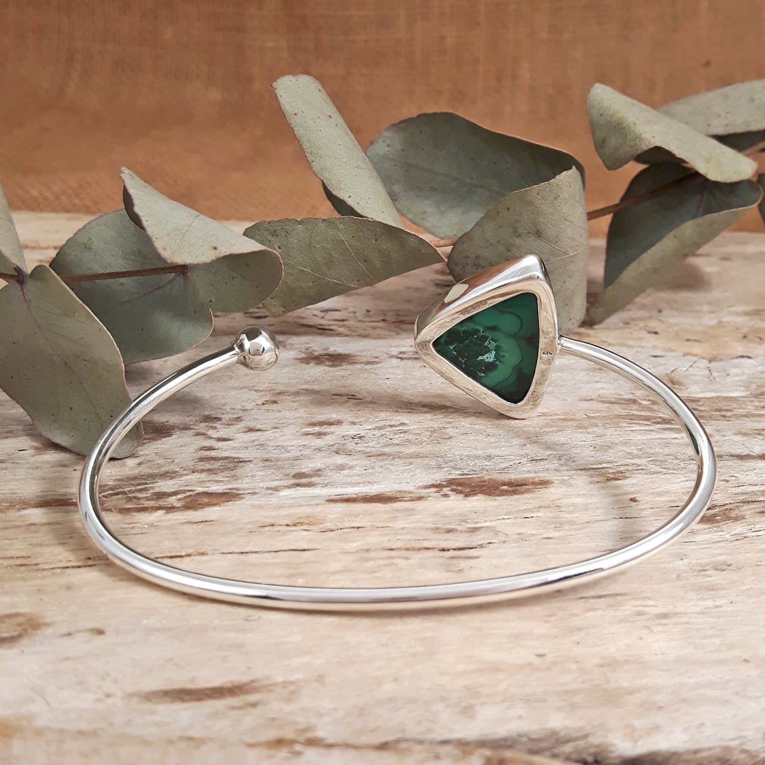 Laguna Shattuckite Large Open Bangle