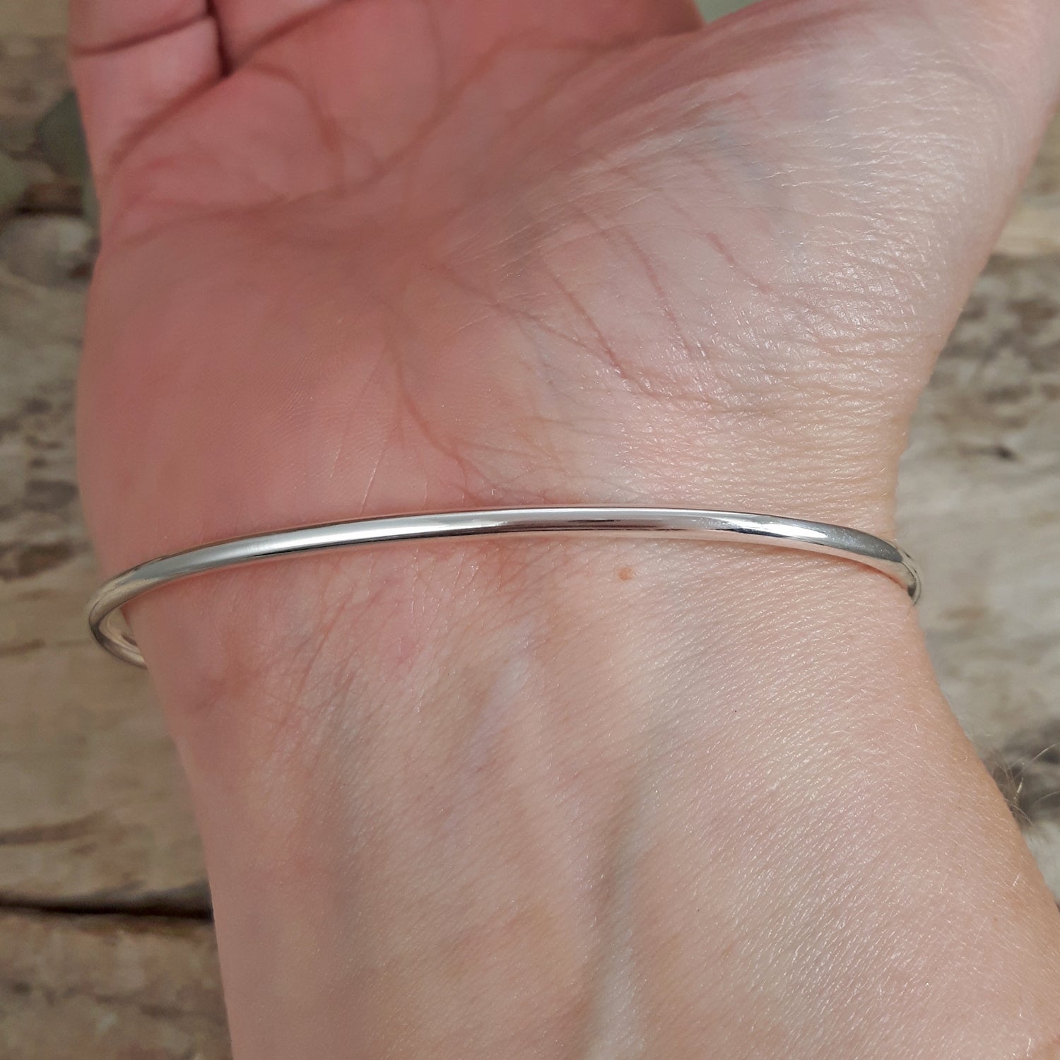 Laguna Shattuckite Small Open Bangle