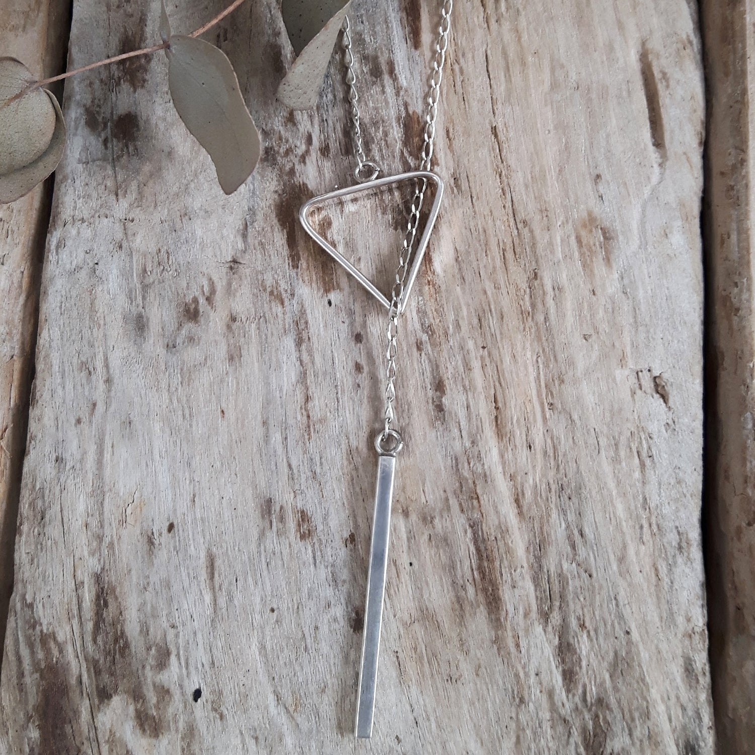 SAMPLE Lanza Triangle Necklace