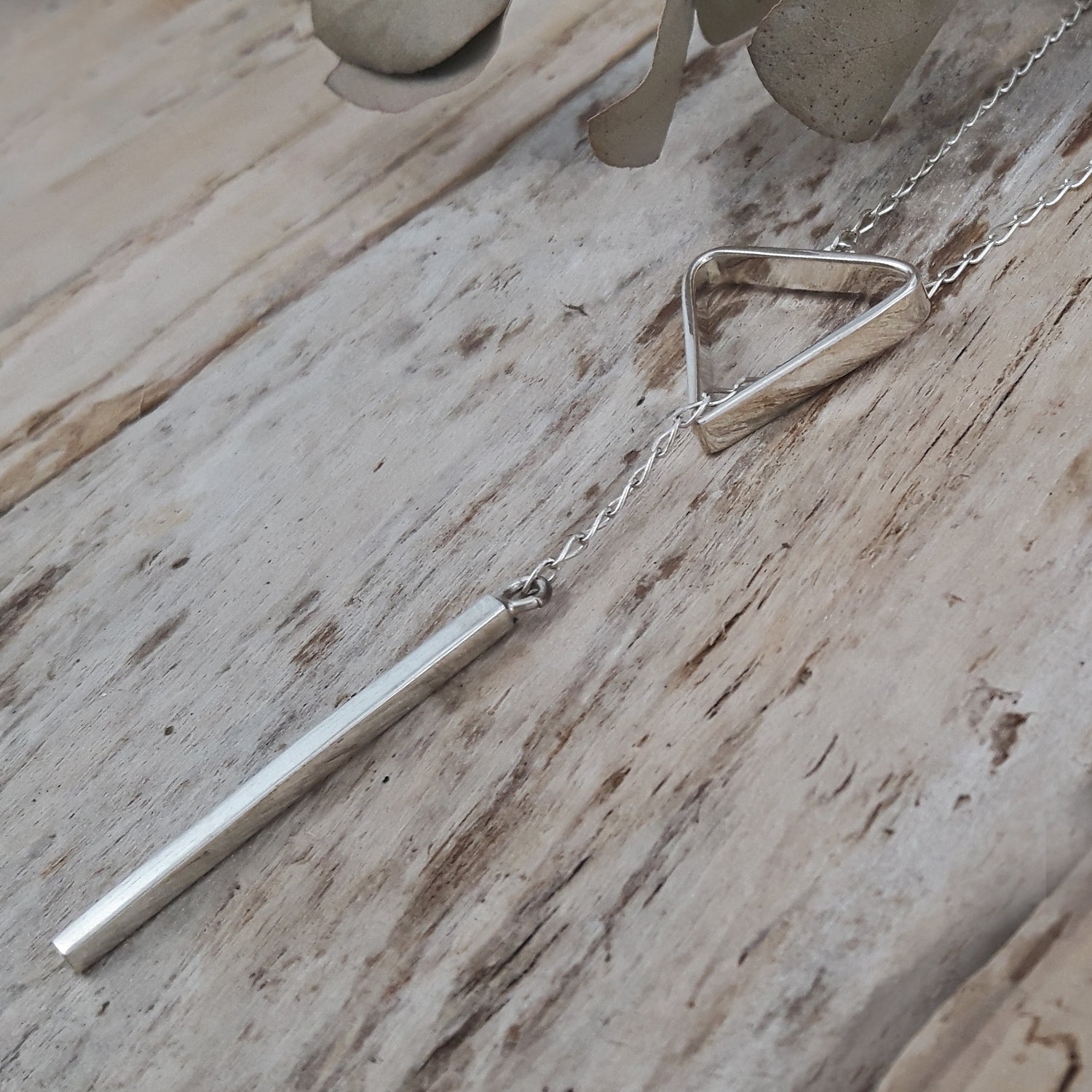 SAMPLE Lanza Triangle Necklace