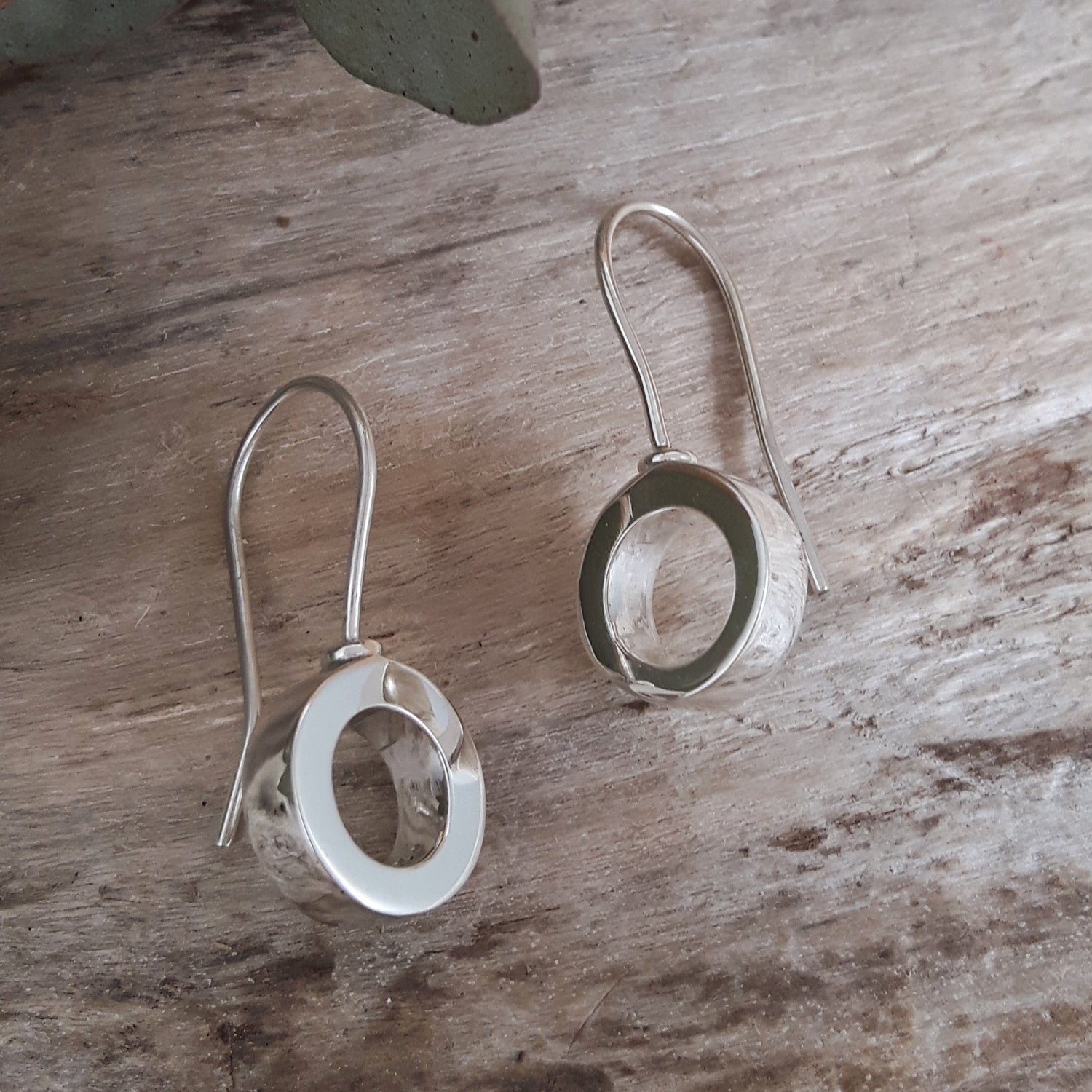 Lena Circle Drop Earrings
