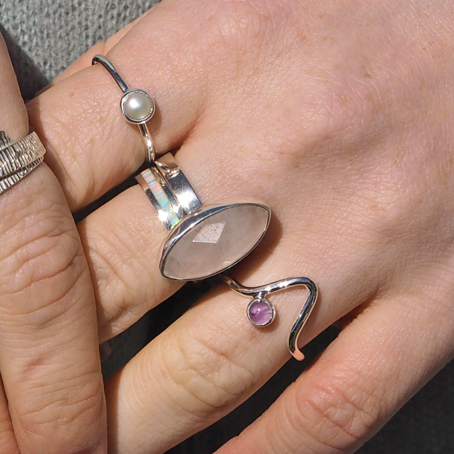 Lynn Amethyst Ring