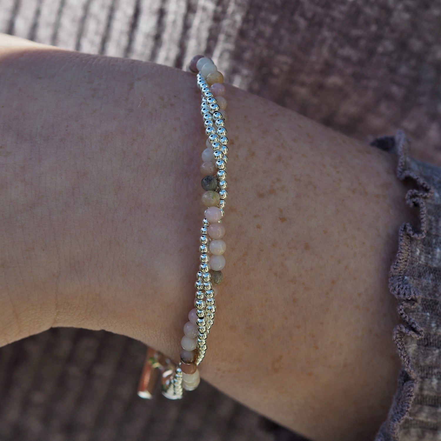 Jasmin Pink Opal Bracelet